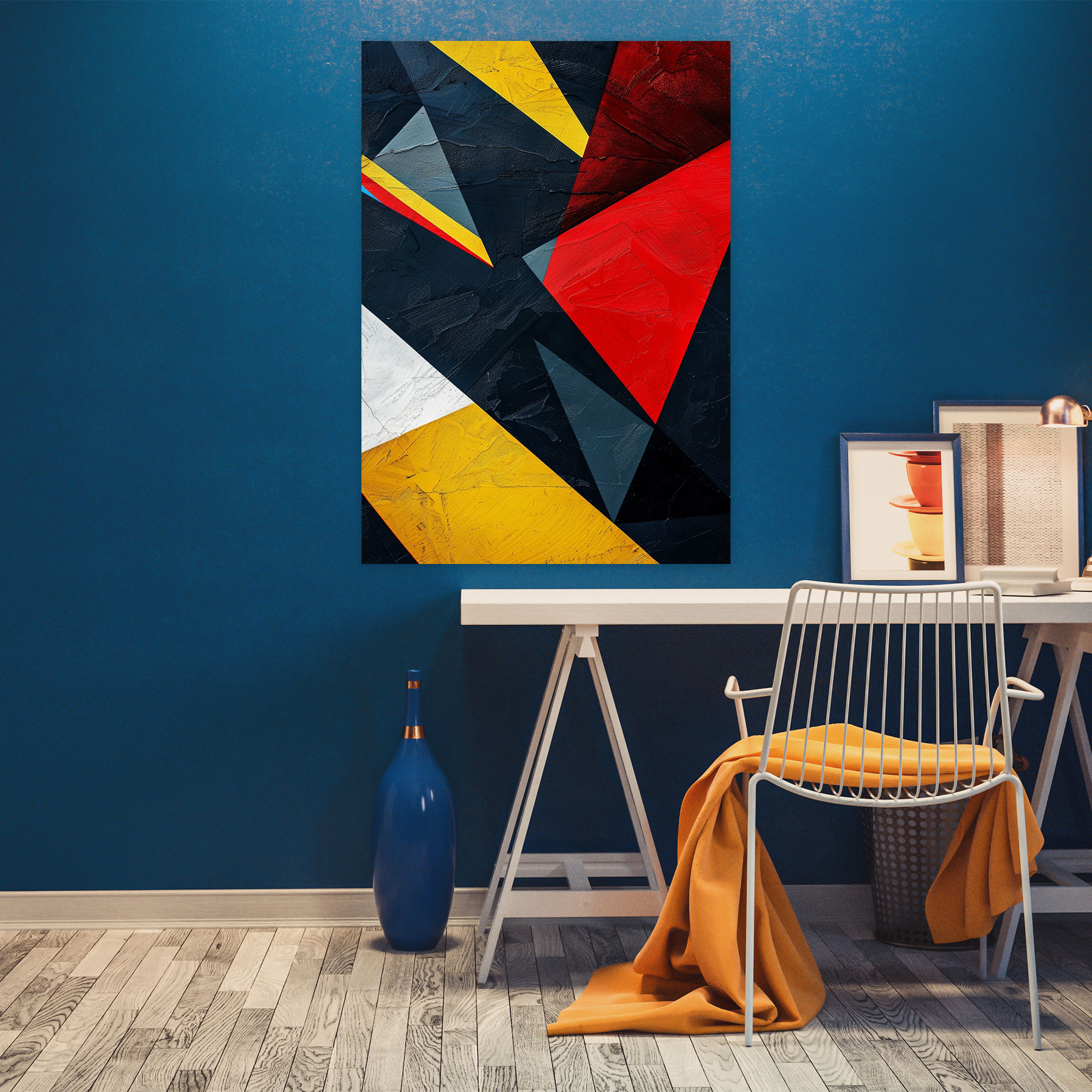 Suprematism Primary Colors Wall Art - Suprematism, Canvas Print, Modern Art, Suprematism