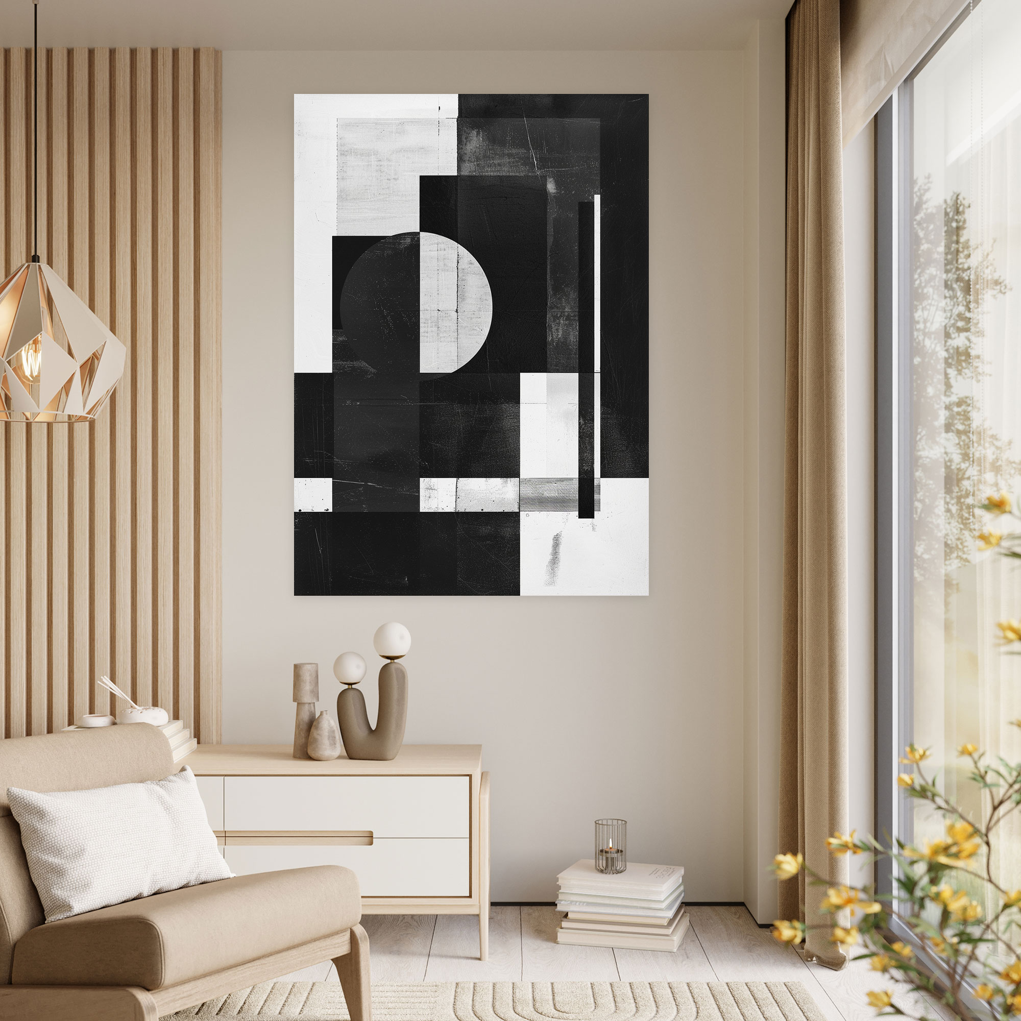 Suprematism Monochromatic Canvas Print - Suprematism, Canvas Print, Home Decoration, Canvas Wall Art