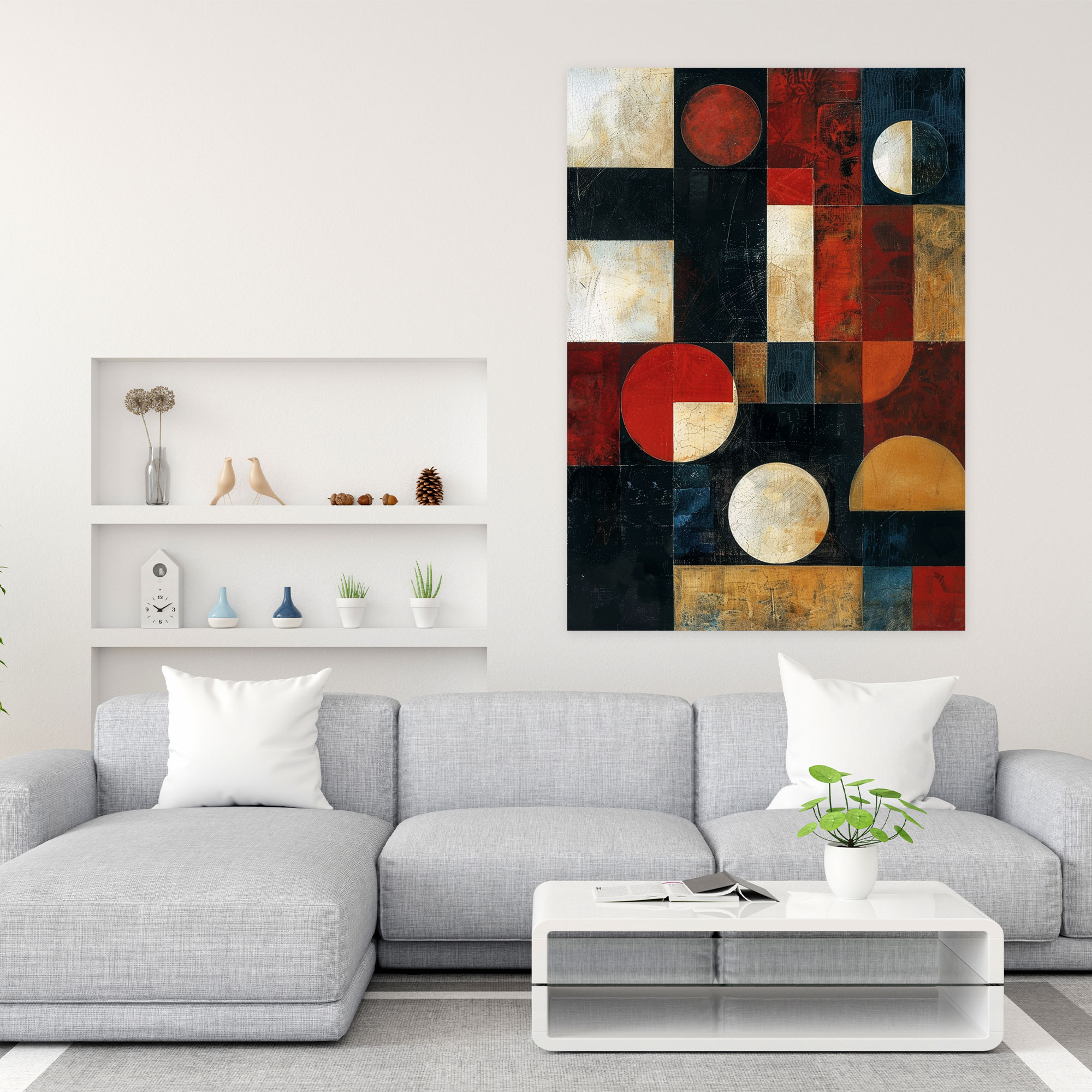Suprematism Wall Art - Suprematism, Home Decoration, Canvas Wall Art, Canvas