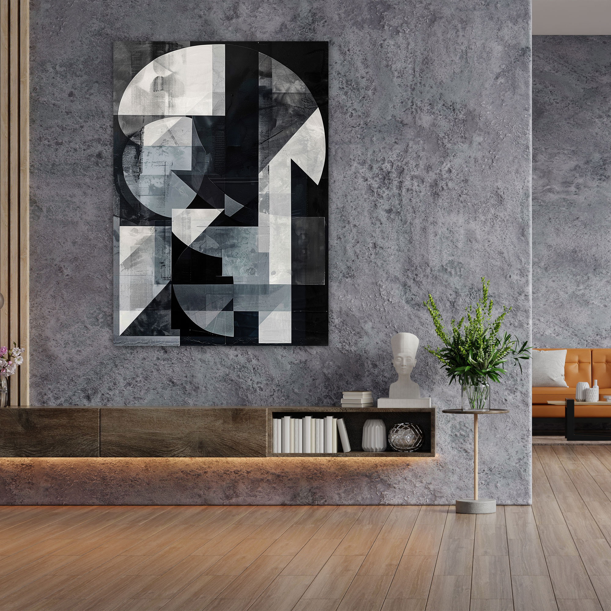 Suprematism Monochrome Canvas Print - Suprematism, Suprematism, Canvas, Monochrome