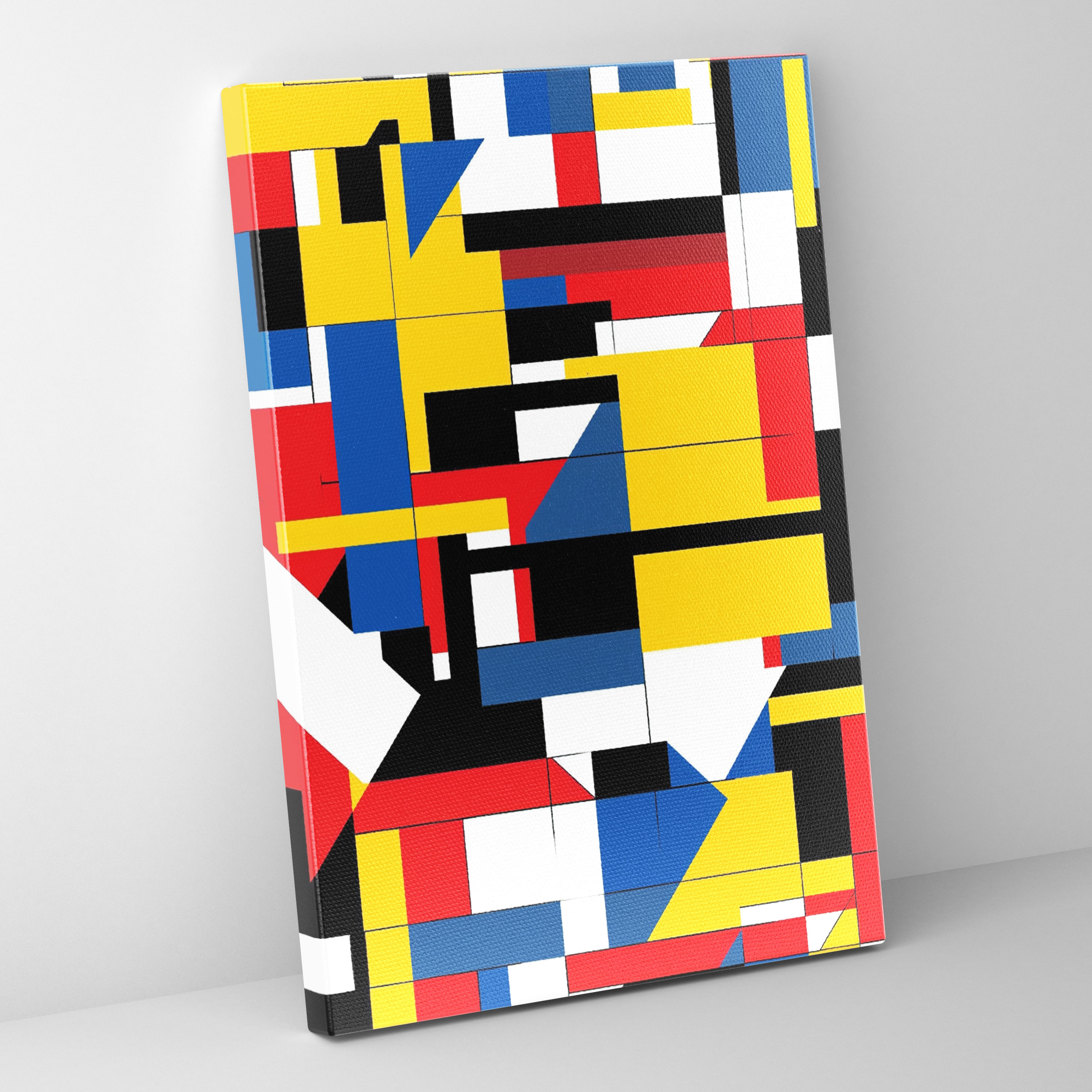 Suprematism Primary Colors Wall Decoration - Suprematism, Suprematism, Canvas, Wall Decoration