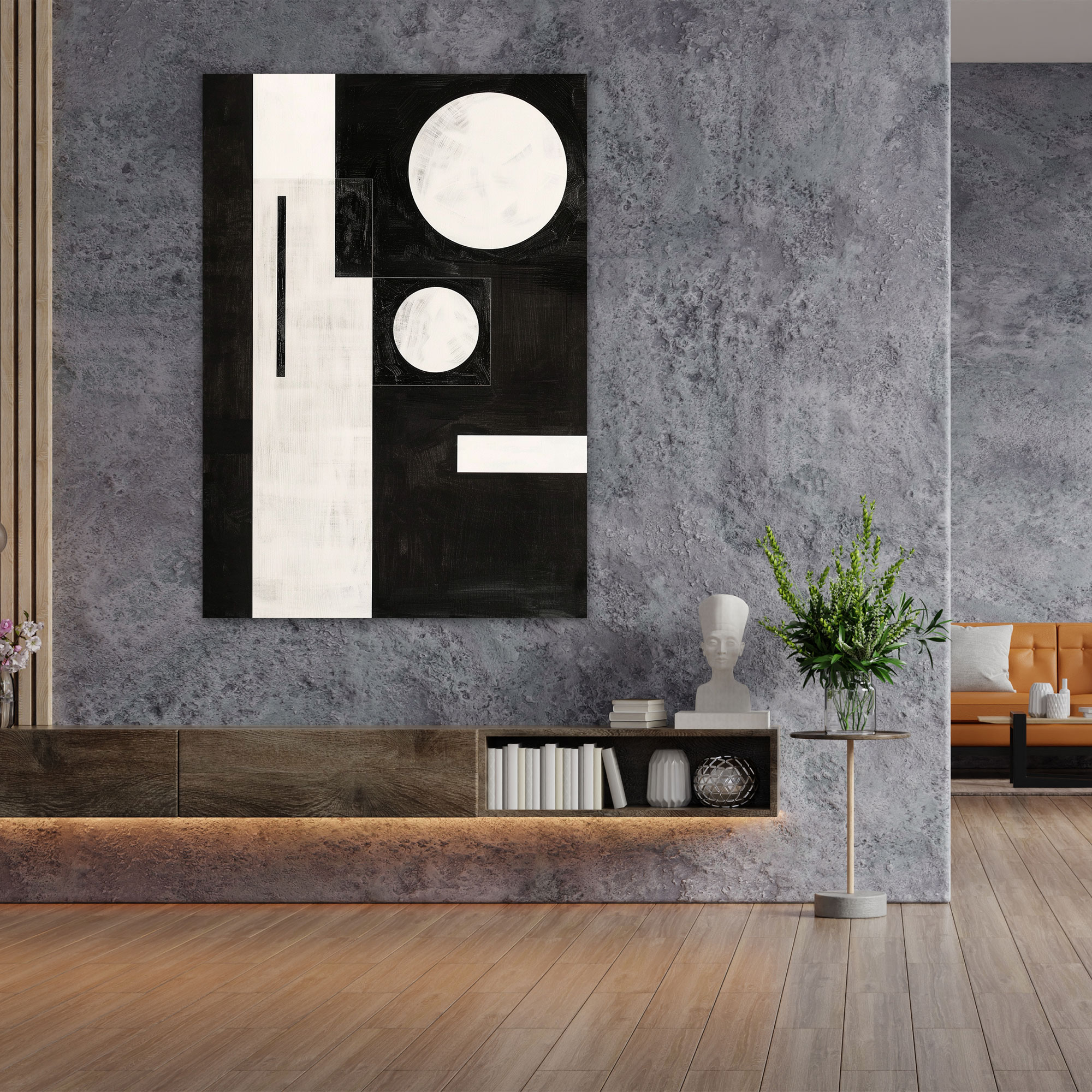 Abstract Composition Suprematism Canvas Print - Suprematism, Abstract Composition, Canvas Print, Wall Art