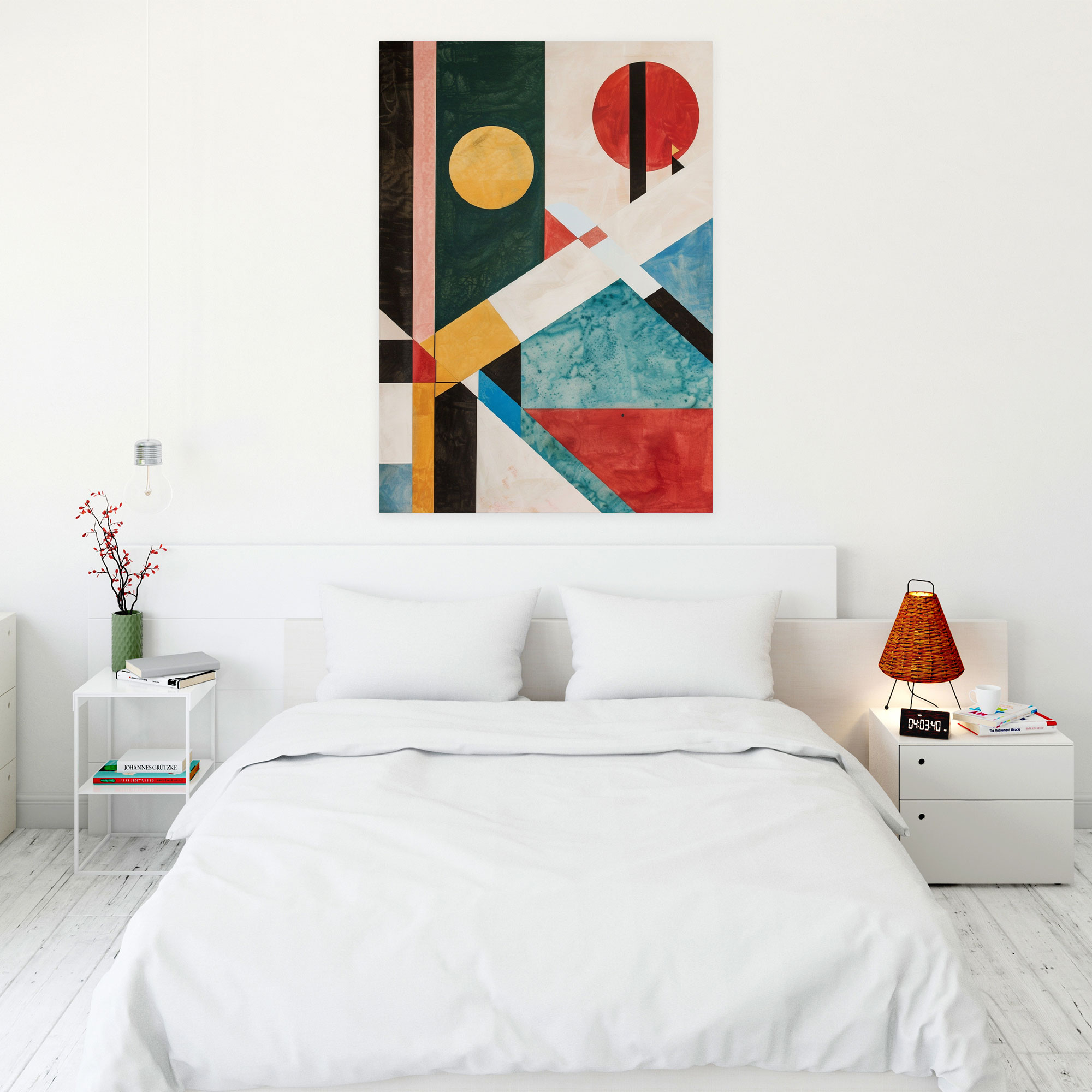 Dynamic Composition Suprematism Canvas Print - Suprematism, Wall Art, Wall Decoration, Home Decoration