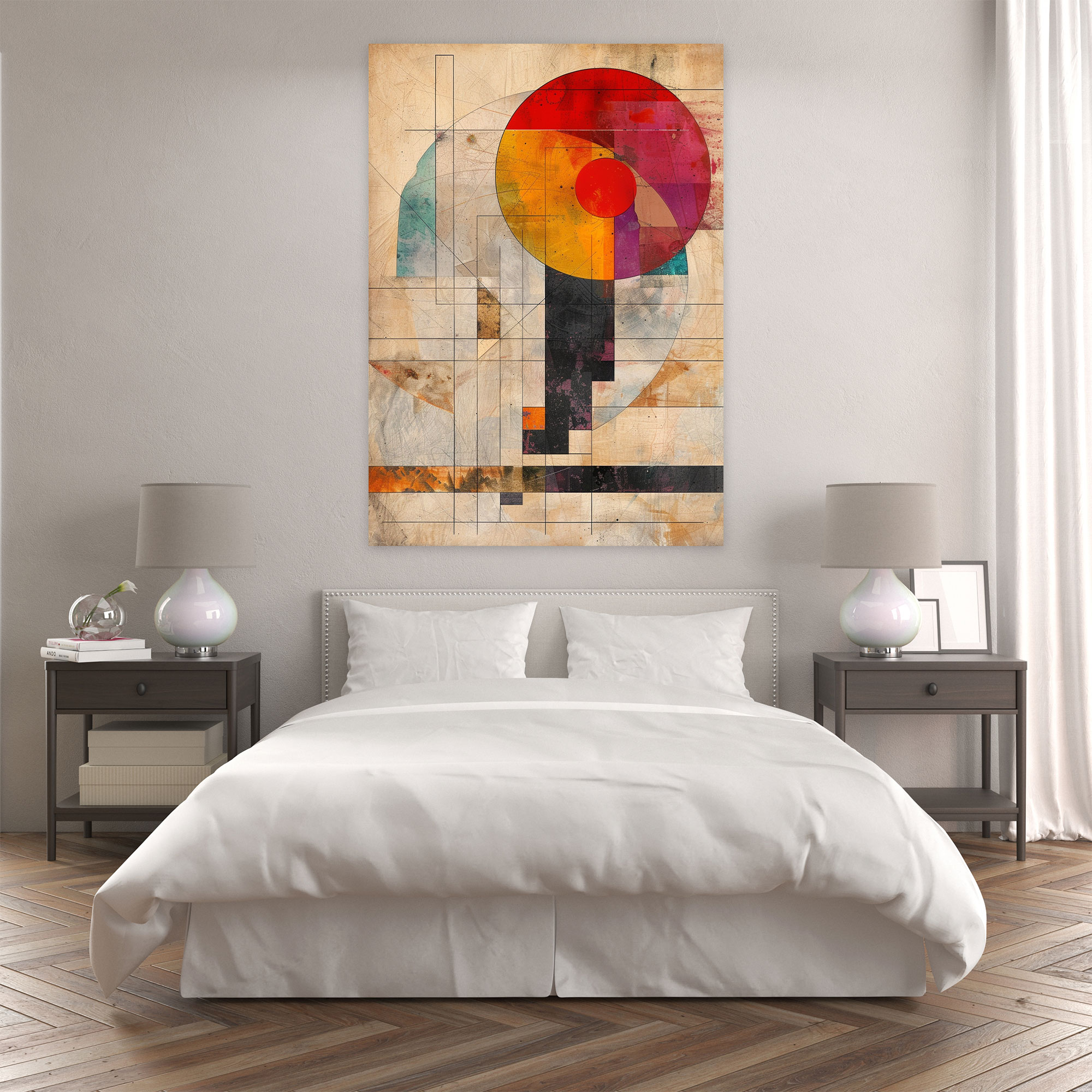 Geometric Patterns Abstract Suprematism Wall Art - Suprematism, Canvas, Wall Art, Wall Decoration