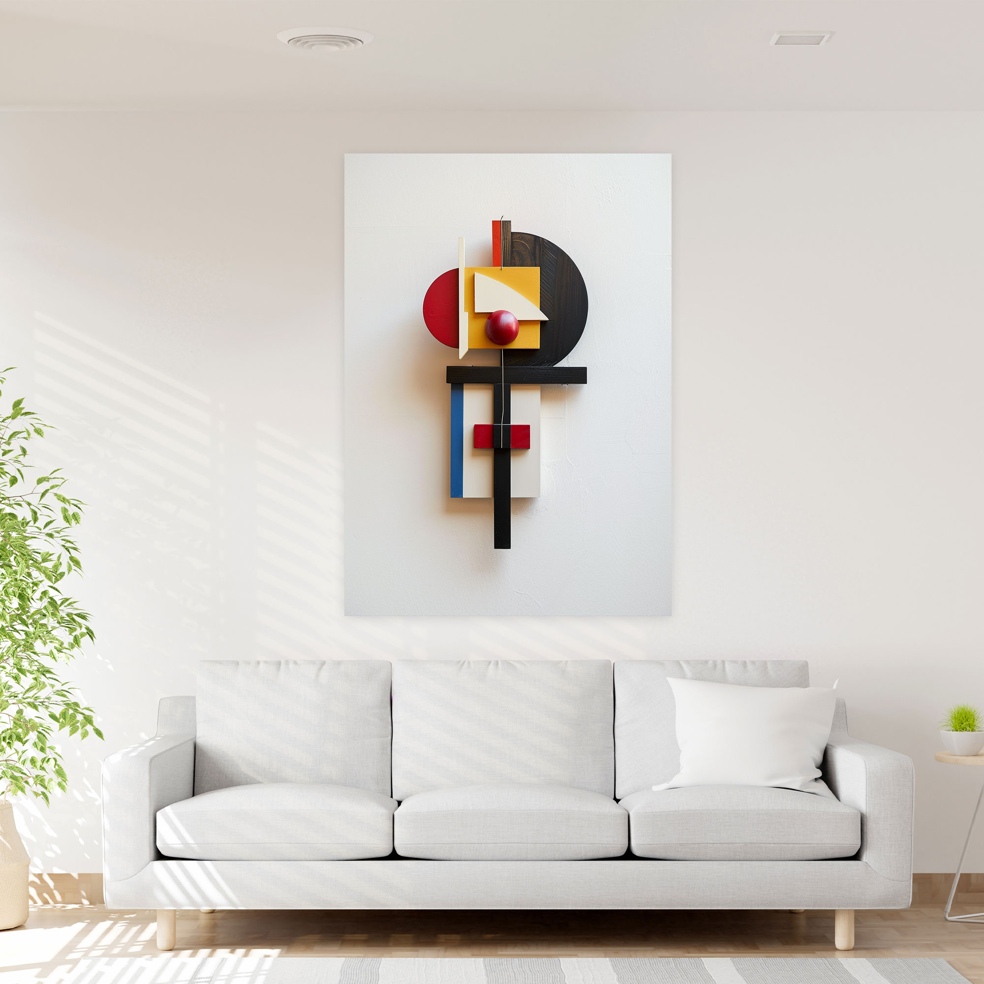 Suprematism Wall Decoration - Primary Colors - Suprematism, Home Decoration, Wall Decoration, Canvas