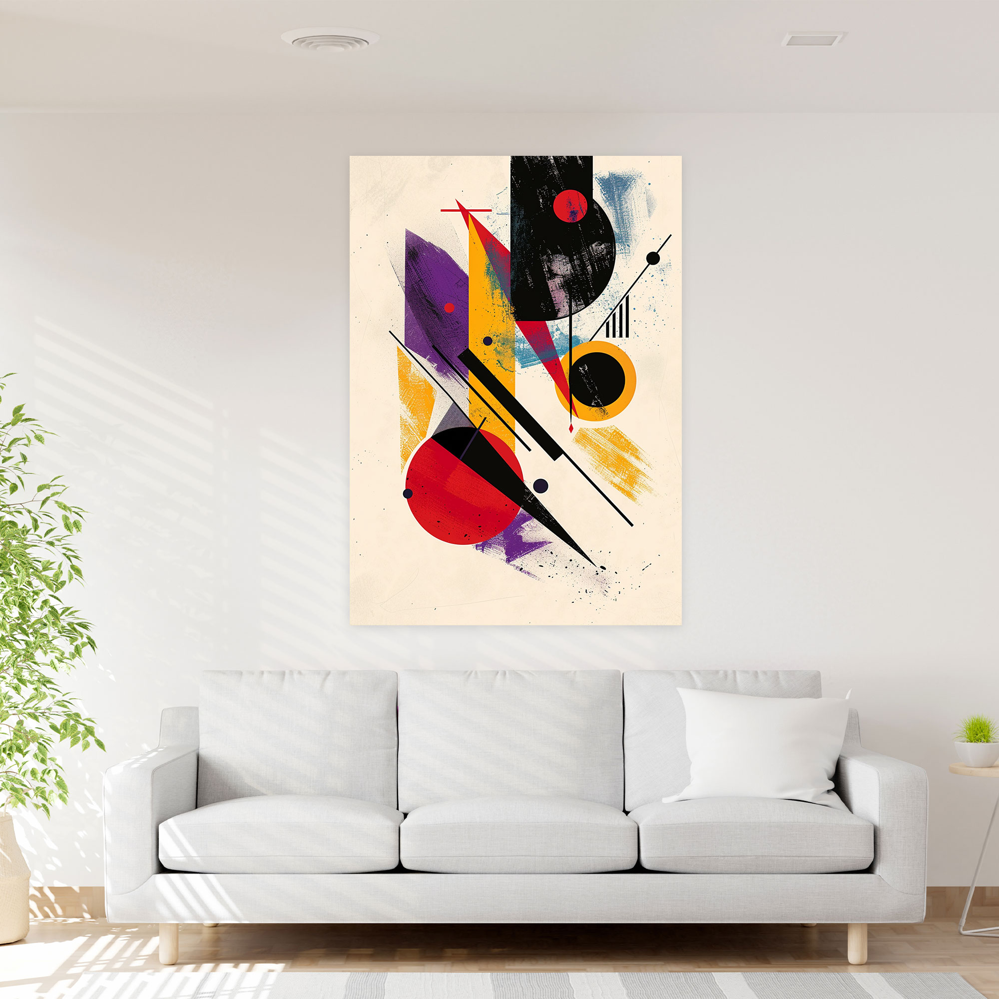 Suprematism Wall Art Canvas Print - Suprematism, Wall Decoration, Canvas Wall Art, Home Decoration