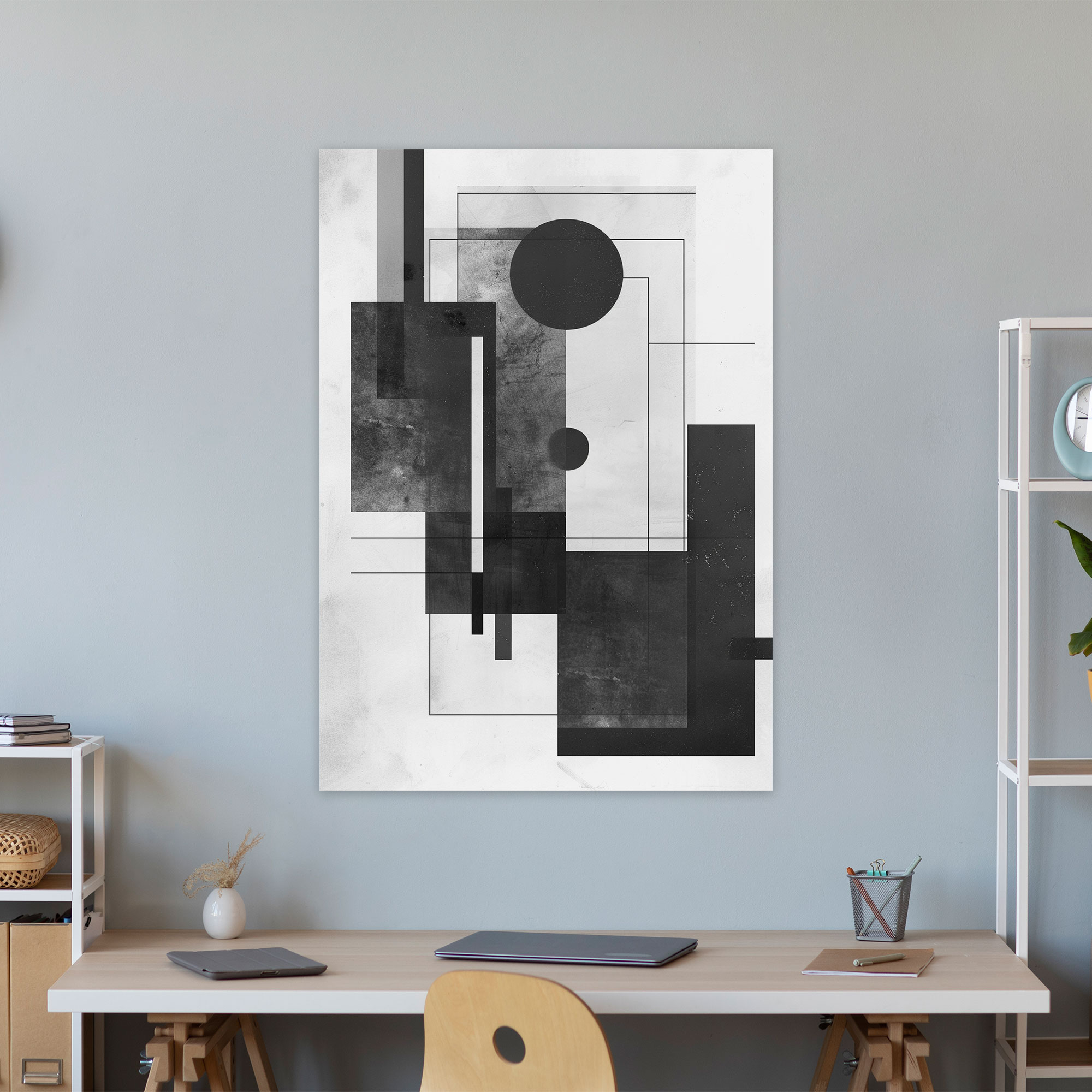 Minimalist Suprematism Wall Art - Suprematism, Canvas Print, Wall Art, Canvas