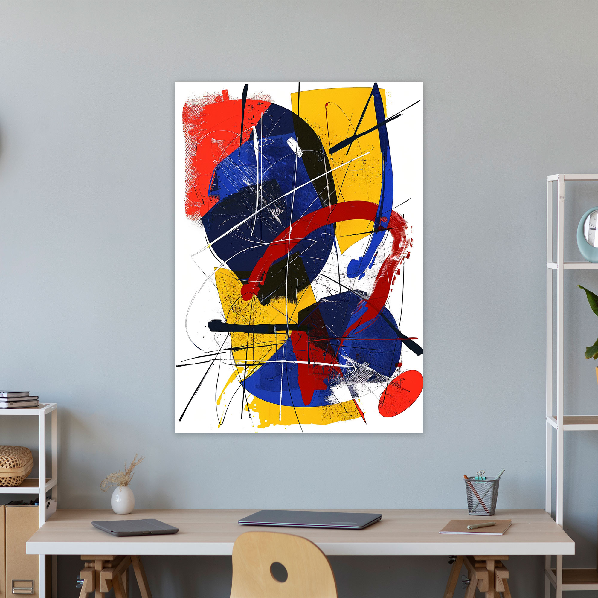 Dynamic Suprematism Canvas Print - Suprematism, Home Decoration, Canvas Wall Art, Canvas