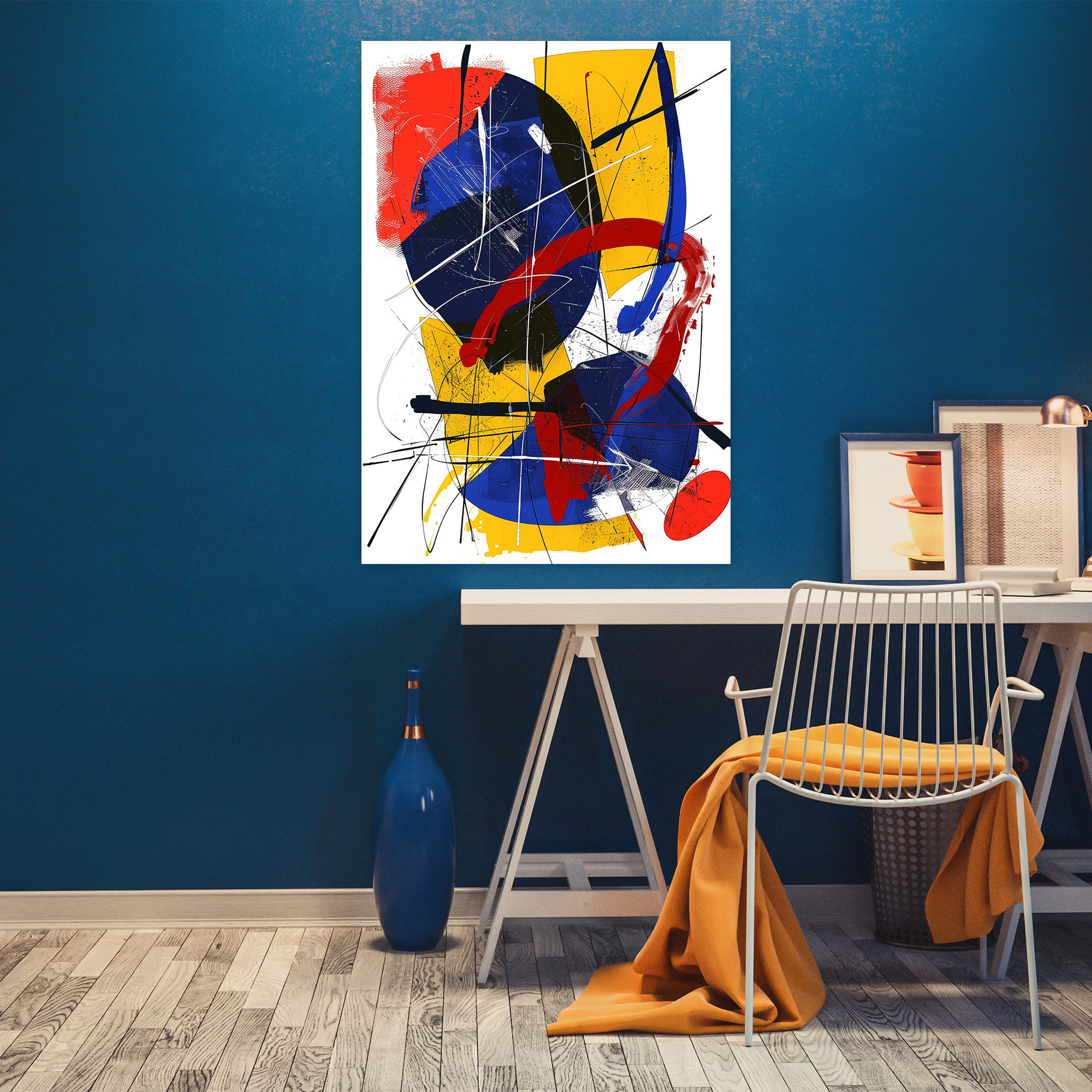 Dynamic Suprematism Canvas Print - Suprematism, Home Decoration, Canvas Wall Art, Canvas