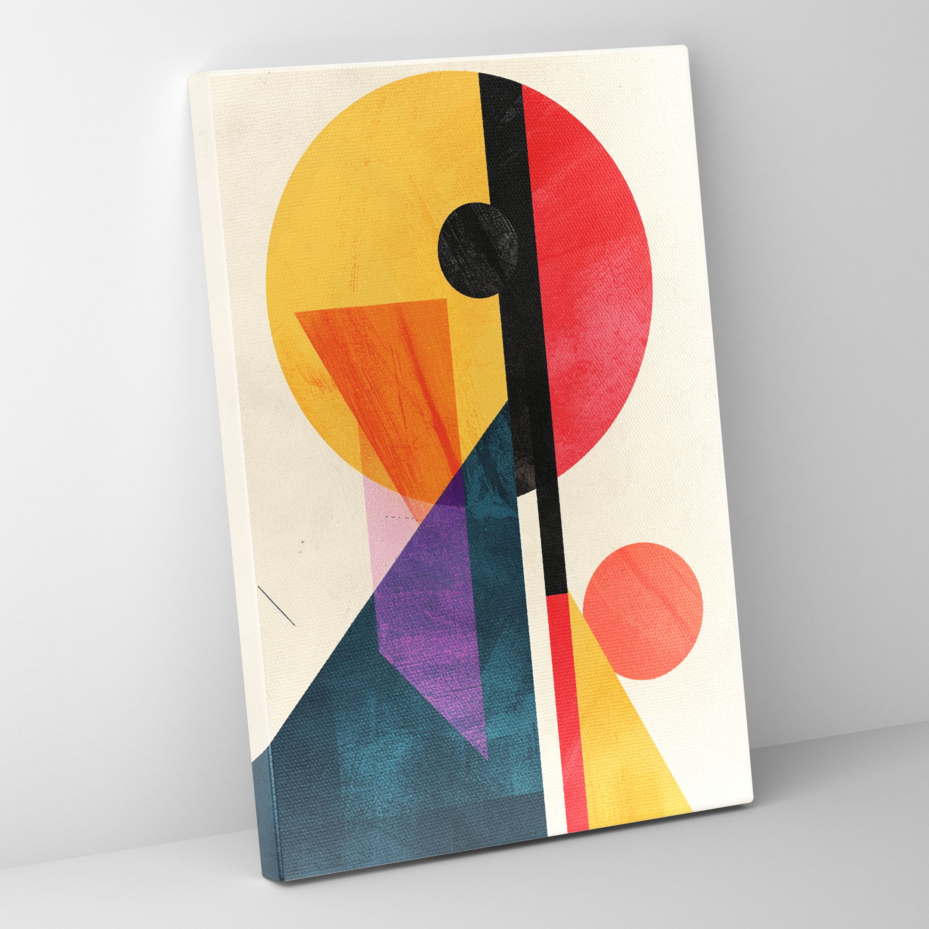 Colorful Suprematism Canvas Print - Suprematism, Wall Decoration, Home Decoration, Canvas