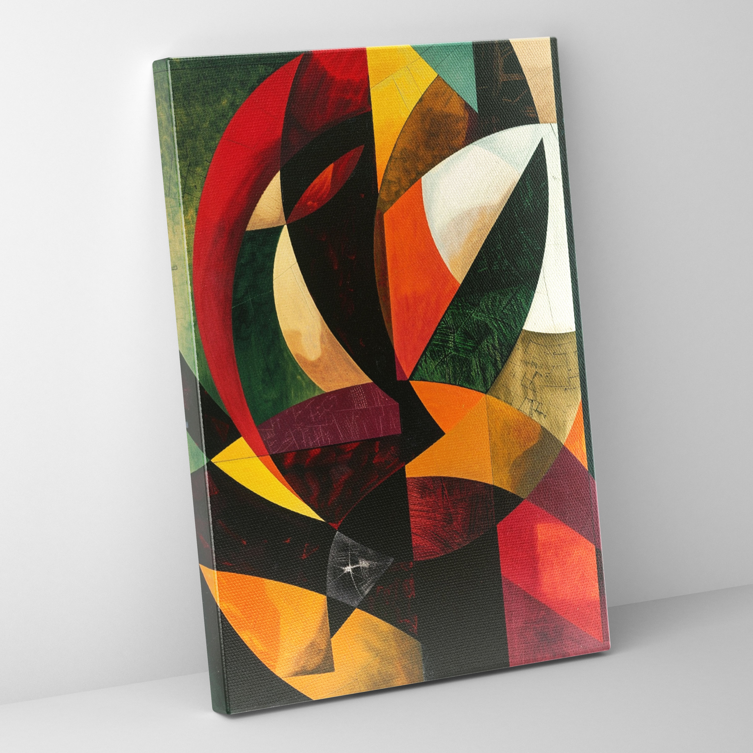 Asymmetrical Suprematism Canvas Print - Suprematism, Canvas Wall Art, Canvas Print, Home Decoration