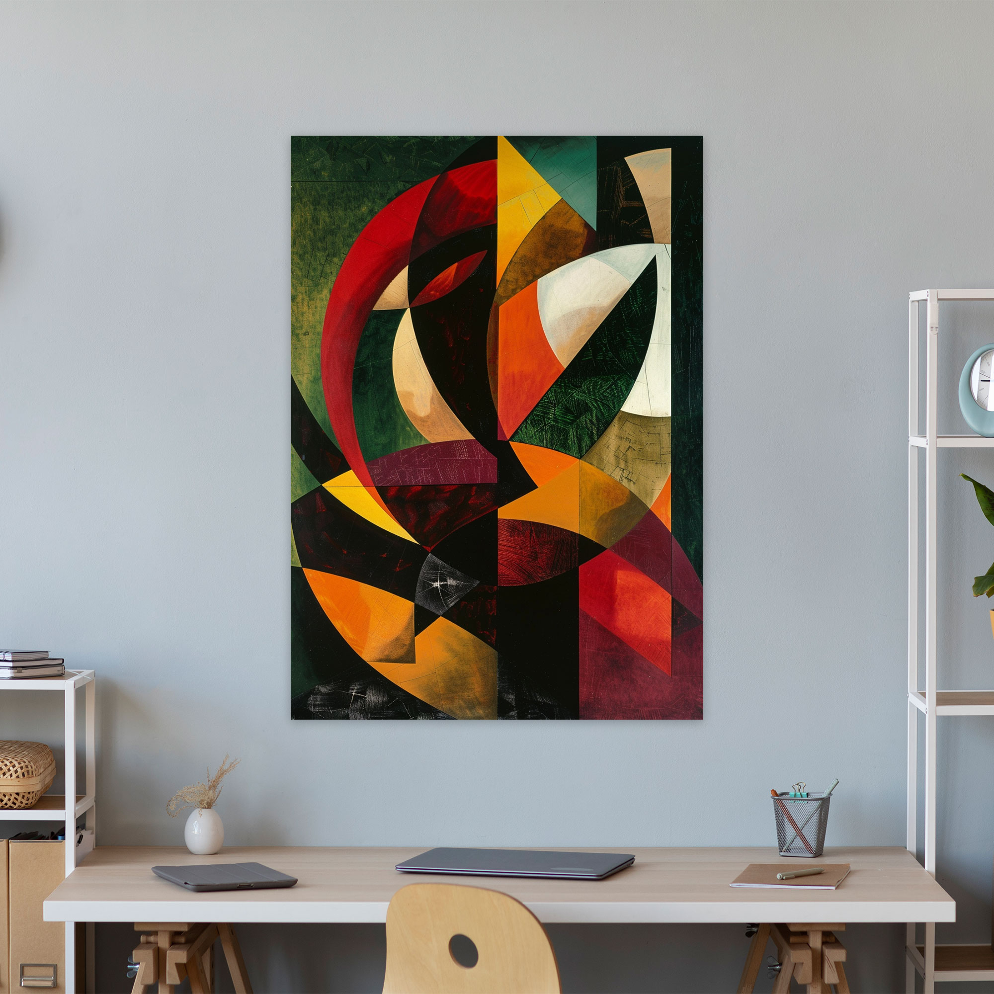 Asymmetrical Suprematism Canvas Print - Suprematism, Canvas Wall Art, Canvas Print, Home Decoration