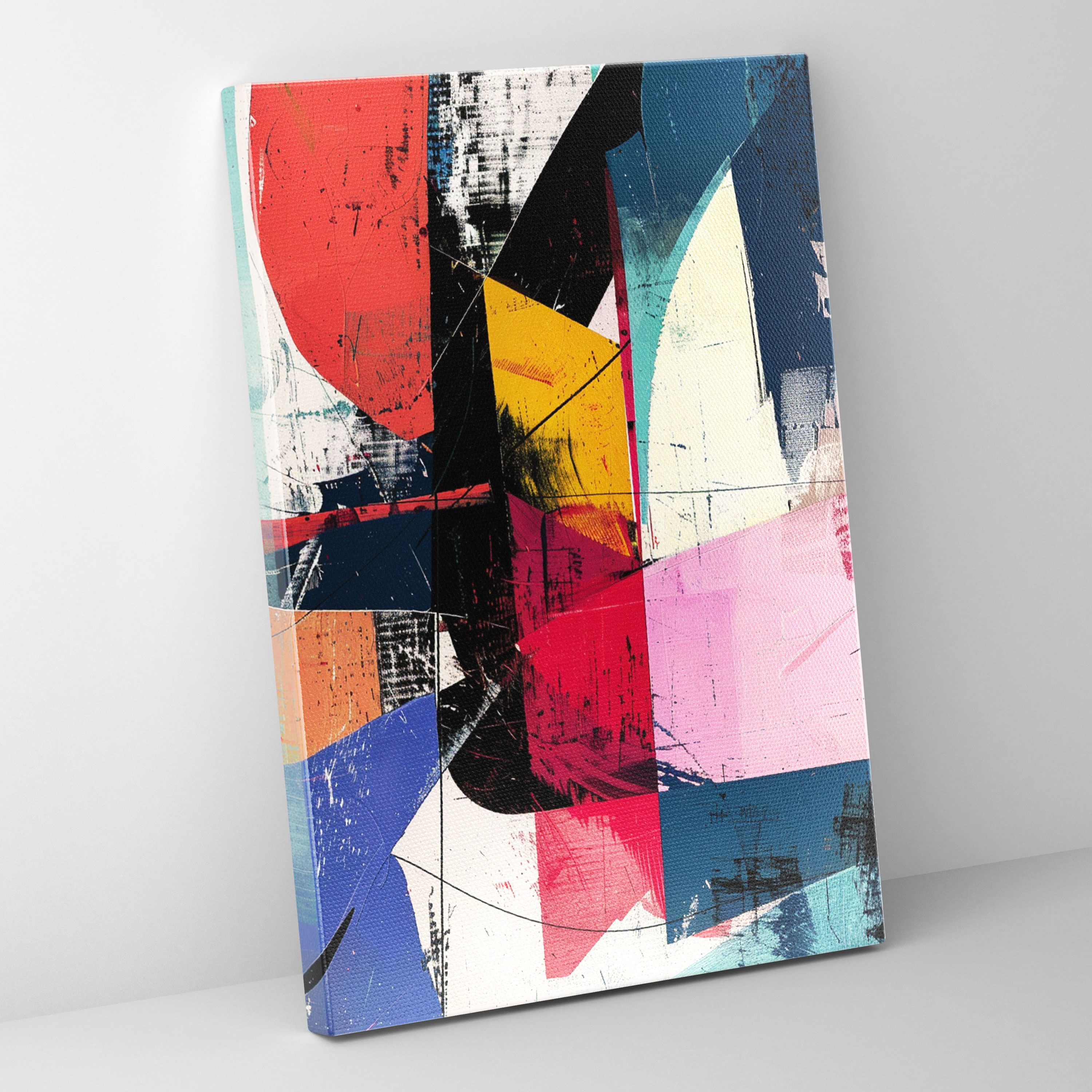 Vibrant Suprematism Canvas Print - Suprematism, Suprematism, Wall Art, Canvas Wall Art