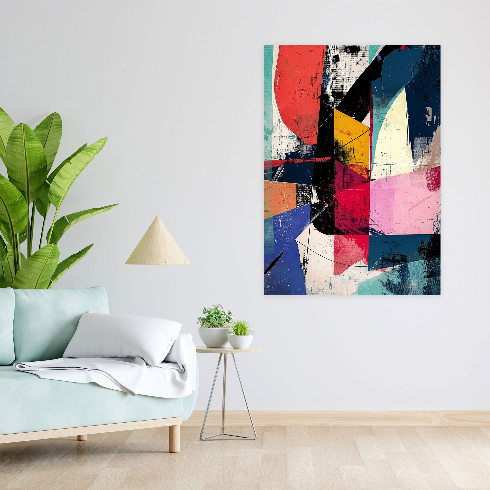 Vibrant Suprematism Canvas Print - Suprematism, Suprematism, Wall Art, Canvas Wall Art