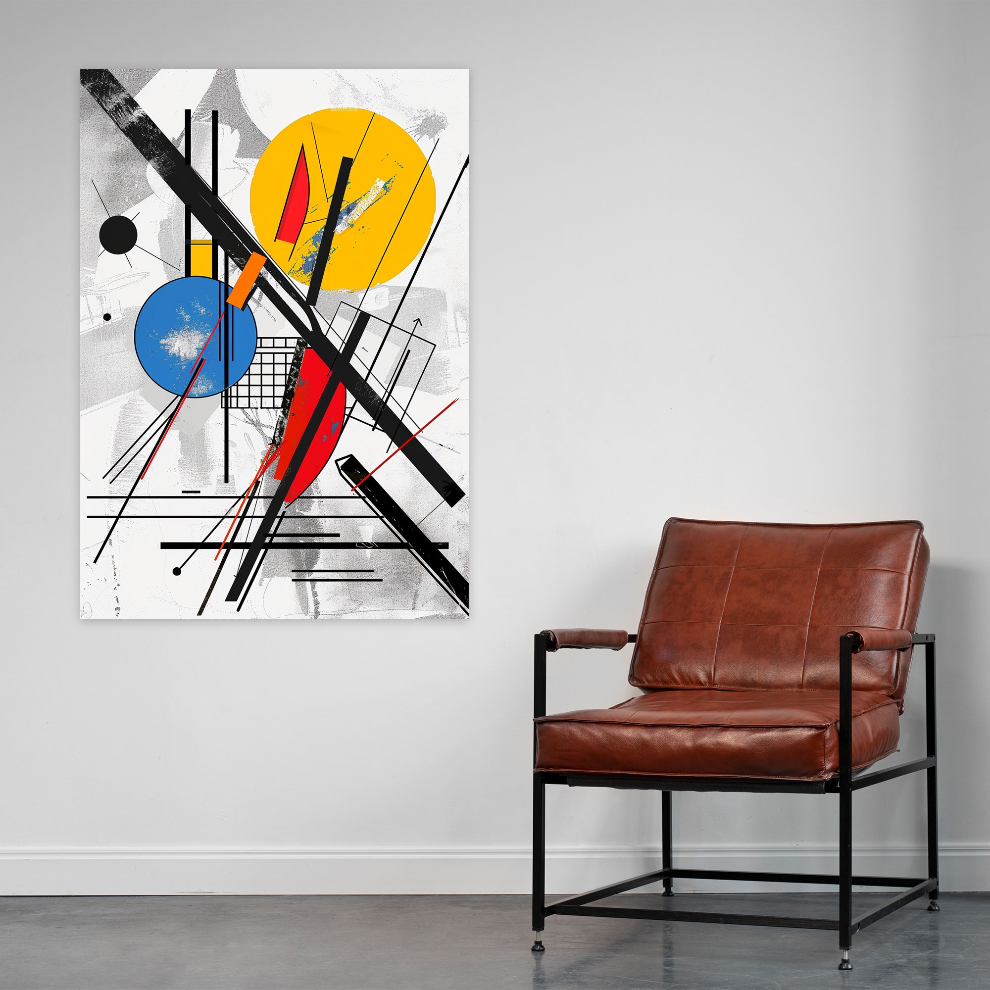 Bold Lines Suprematism Wall Art - Suprematism, Home Decoration, Wall Decoration, Suprematism