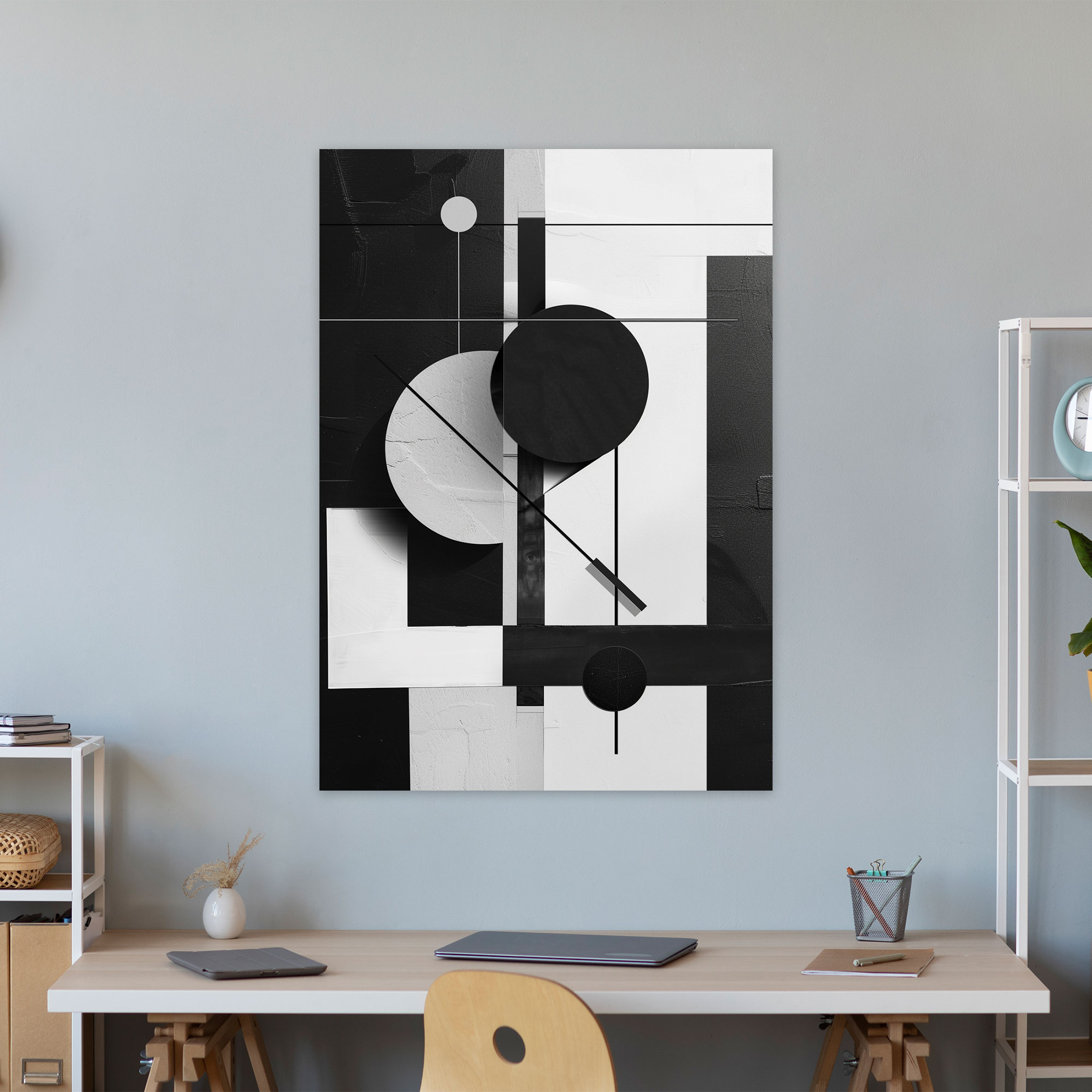 Suprematism Minimalist Wall Art - Suprematism, Wall Decoration, Canvas, Home Decoration
