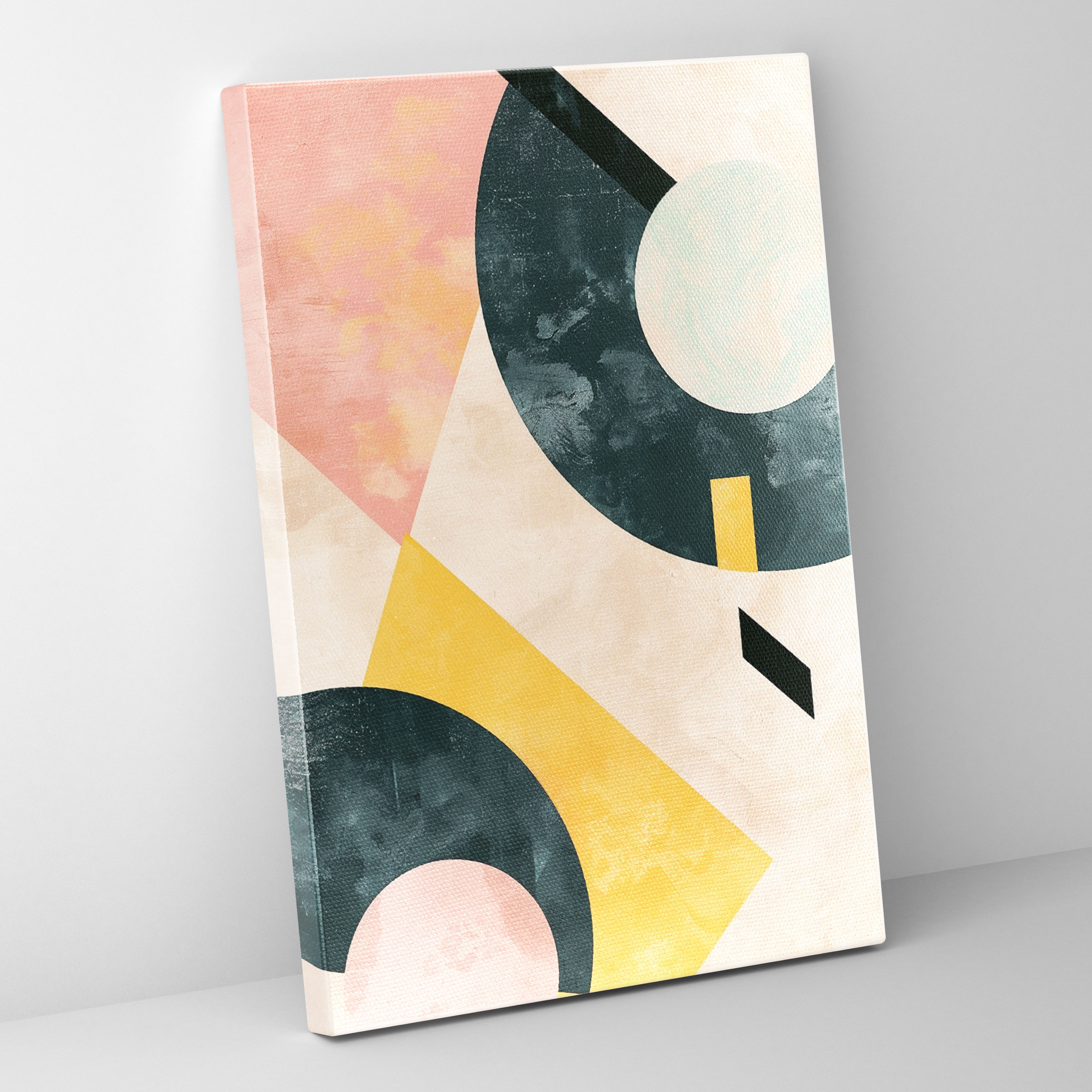 Suprematism Pastel Canvas Print - Suprematism, Suprematism, Wall Art, Canvas Wall Art