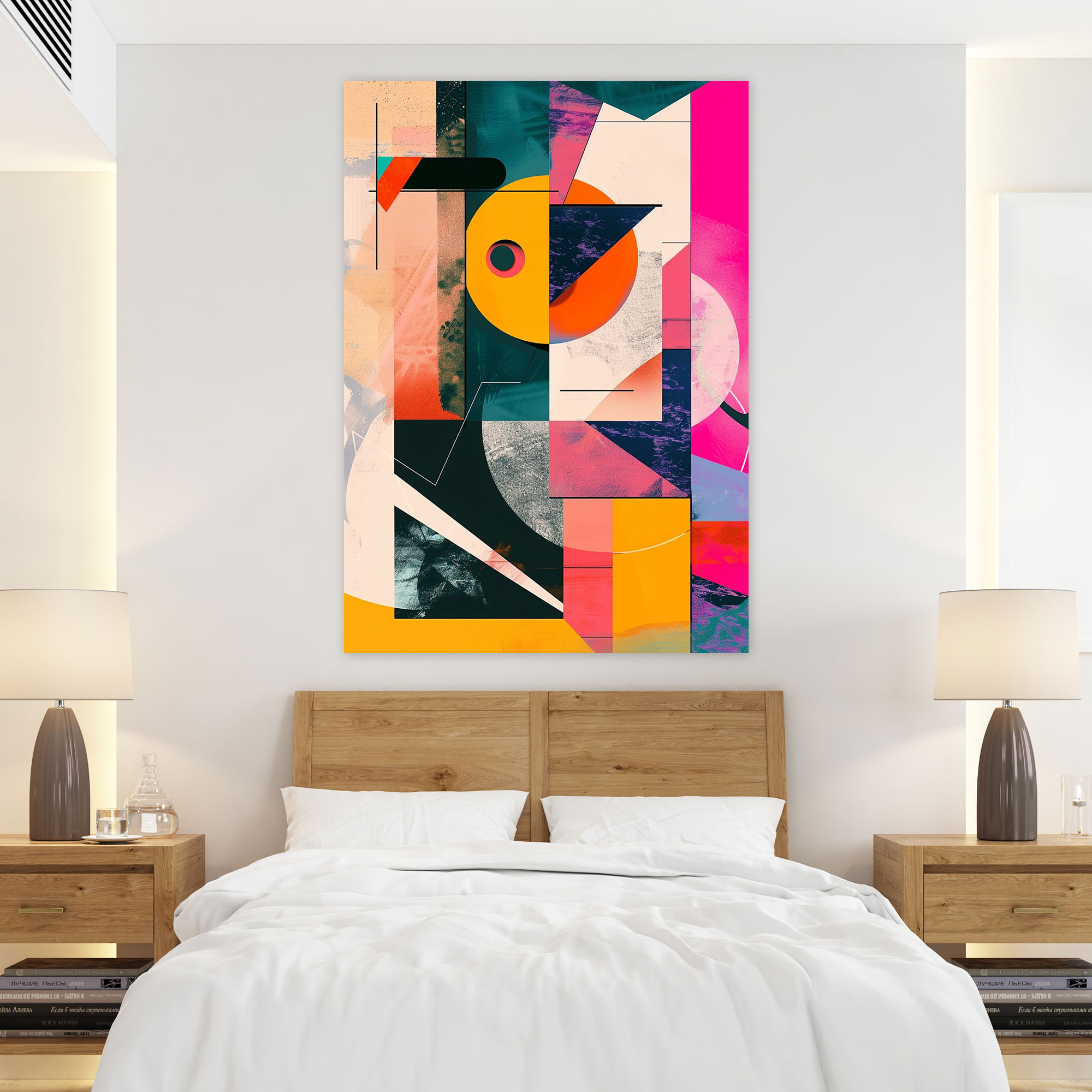 Suprematism Playful Canvas Print - Suprematism, Wall Decoration, Canvas Print, Home Decoration