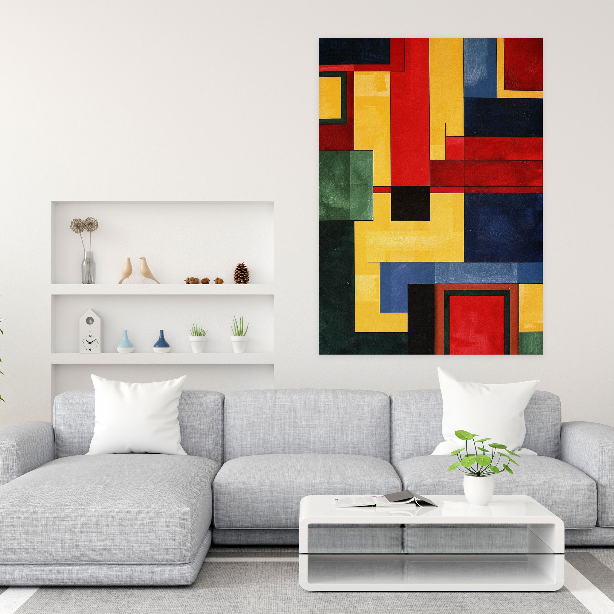 Suprematism Wall Art - Suprematism, Canvas Wall Art, Home Decoration, Wall Decoration