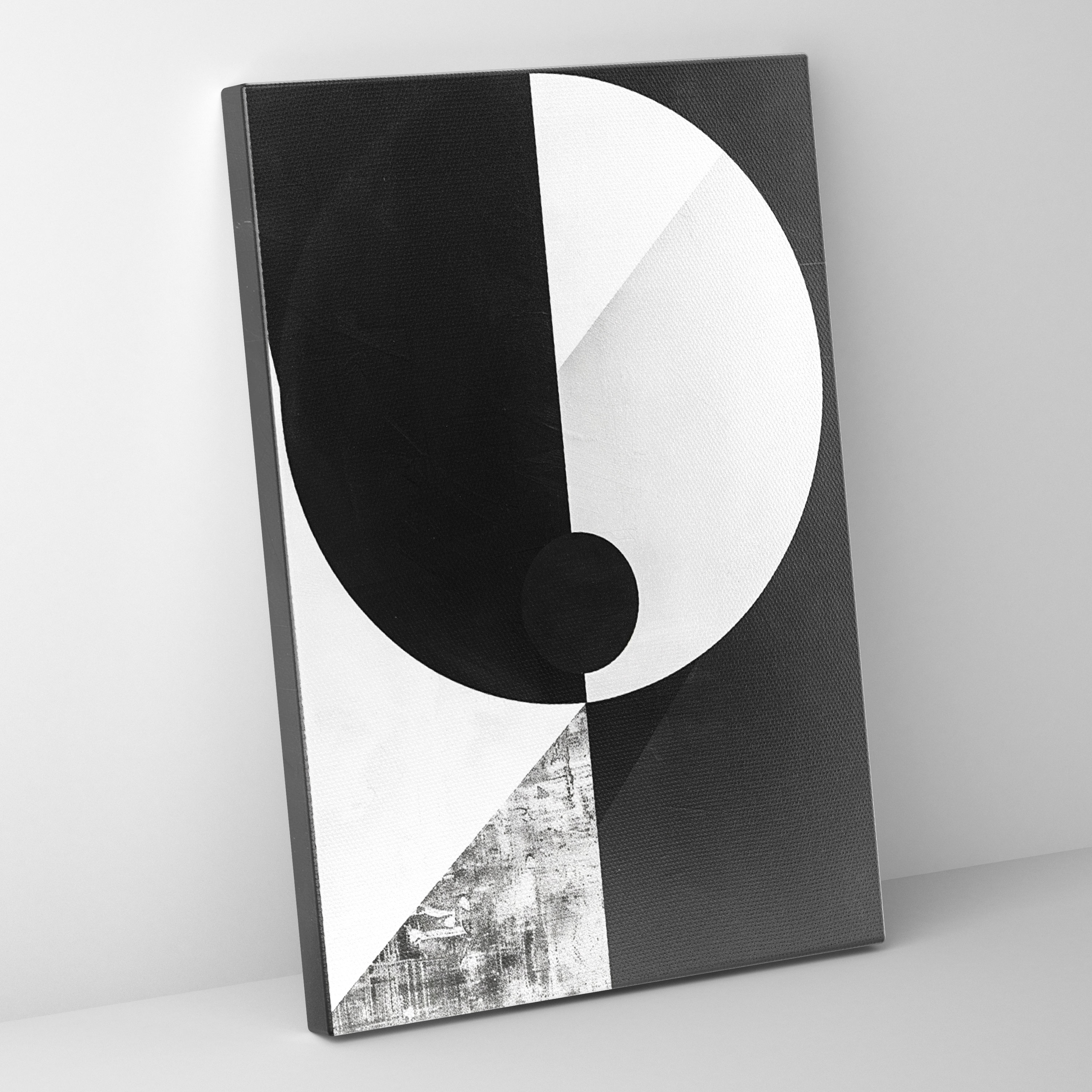 Suprematism Black And White Wall Art - Suprematism, Black And White, Home Decoration, Wall Art