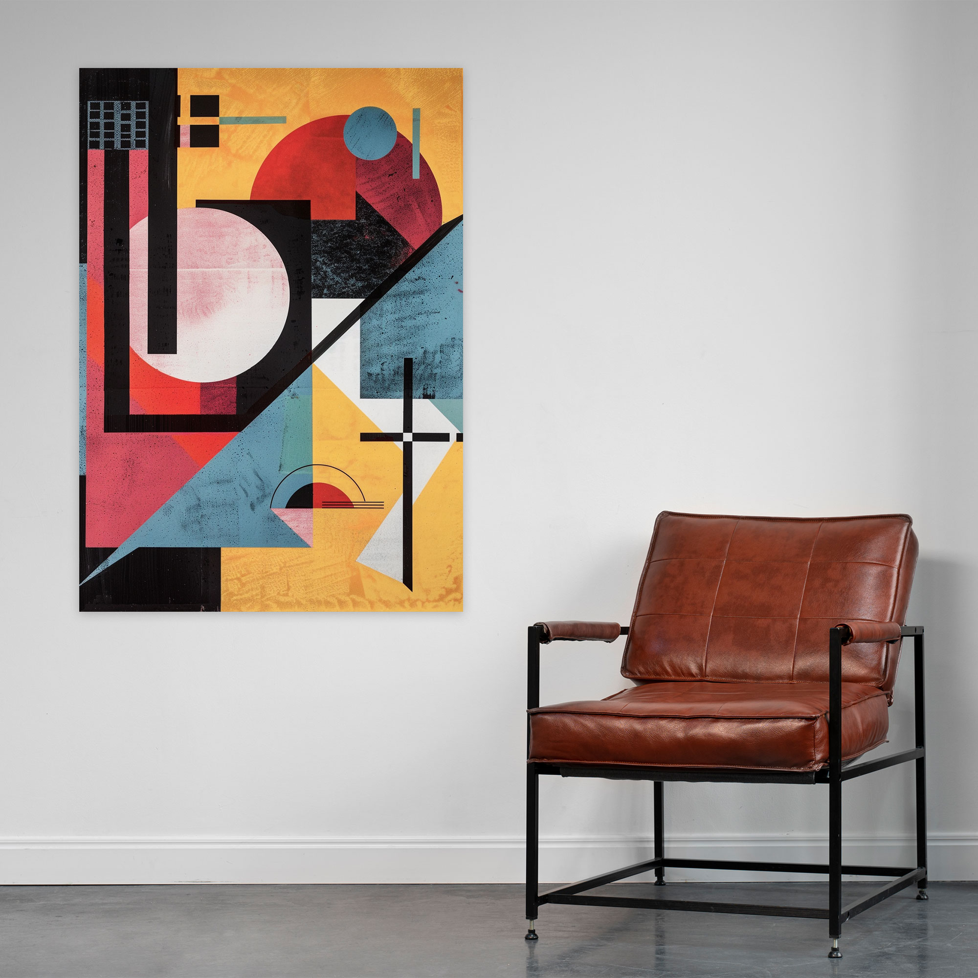 Suprematism Playful Wall Art - Suprematism, Home Decoration, Wall Art, Suprematism