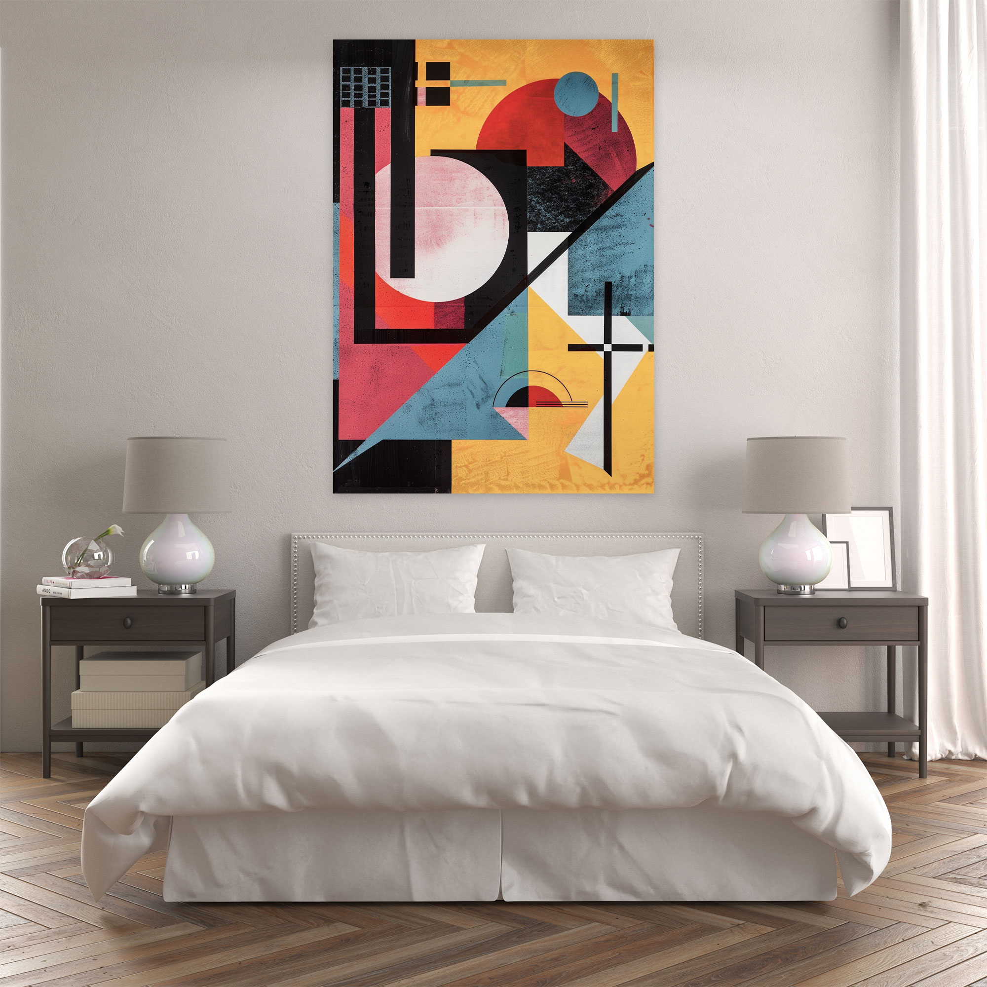 Suprematism Playful Wall Art - Suprematism, Home Decoration, Wall Art, Suprematism