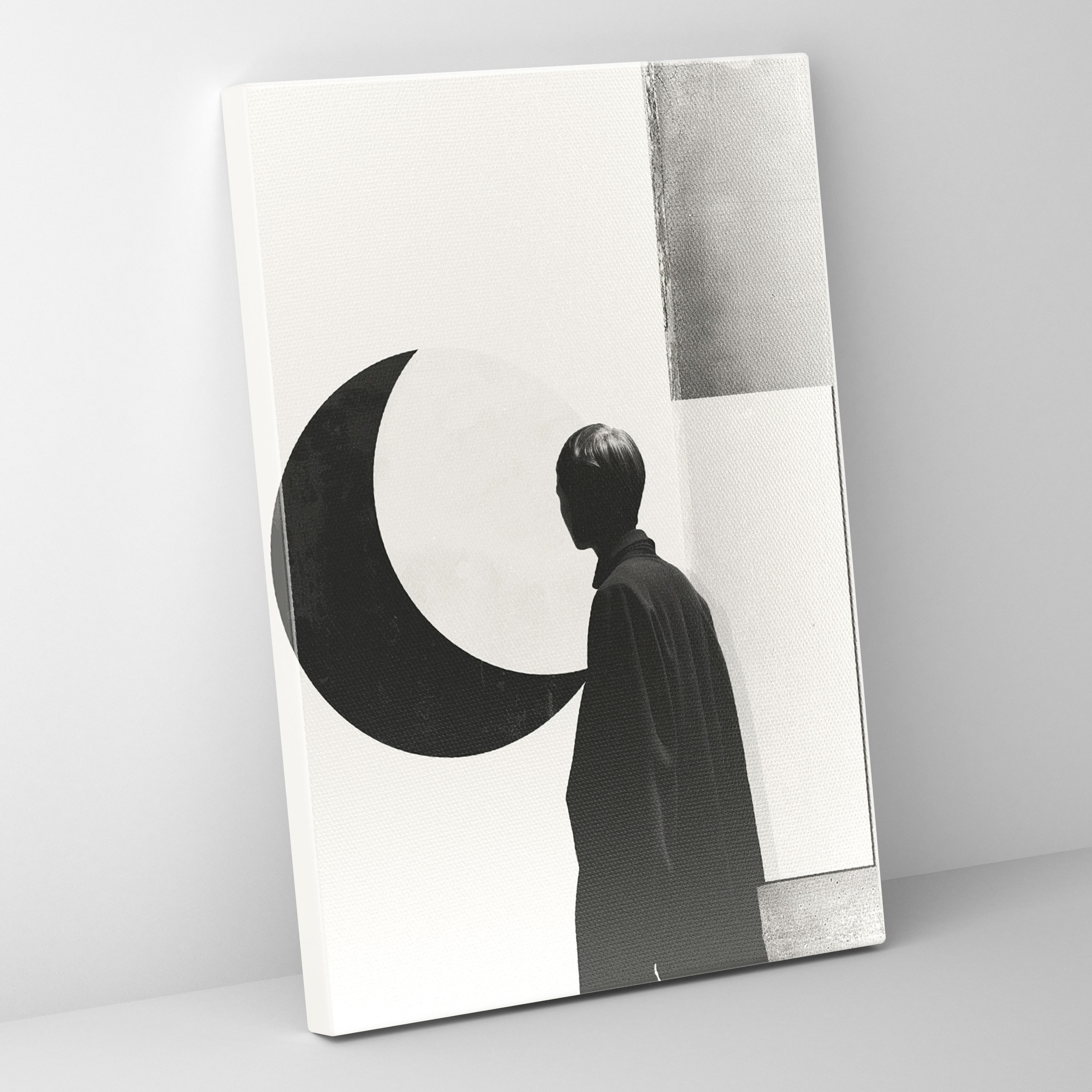 Suprematism Monochromatic Wall Art - Suprematism, Elegant, Bold Shapes, Monochromatic Palette