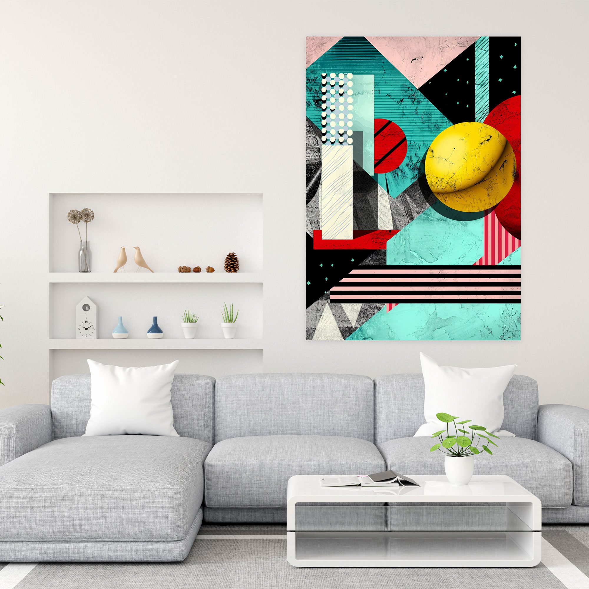 Suprematism Wall Art Canvas Print - Suprematism, Canvas Wall Art, Wall Decoration, Canvas
