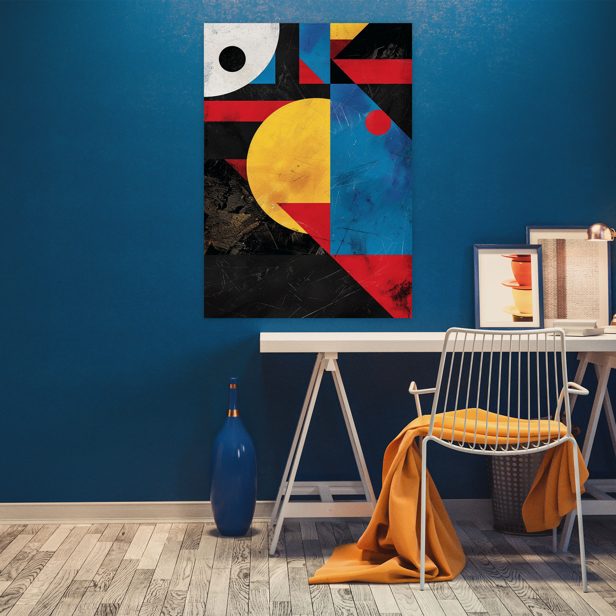 Suprematism Geometric Shapes Canvas Print - Suprematism, Geometric Shapes, Home Decoration, Canvas Print