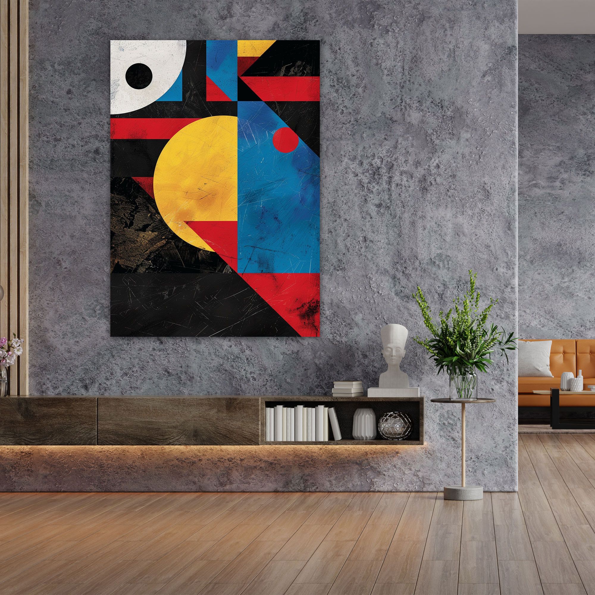 Suprematism Geometric Shapes Canvas Print - Suprematism, Geometric Shapes, Home Decoration, Canvas Print