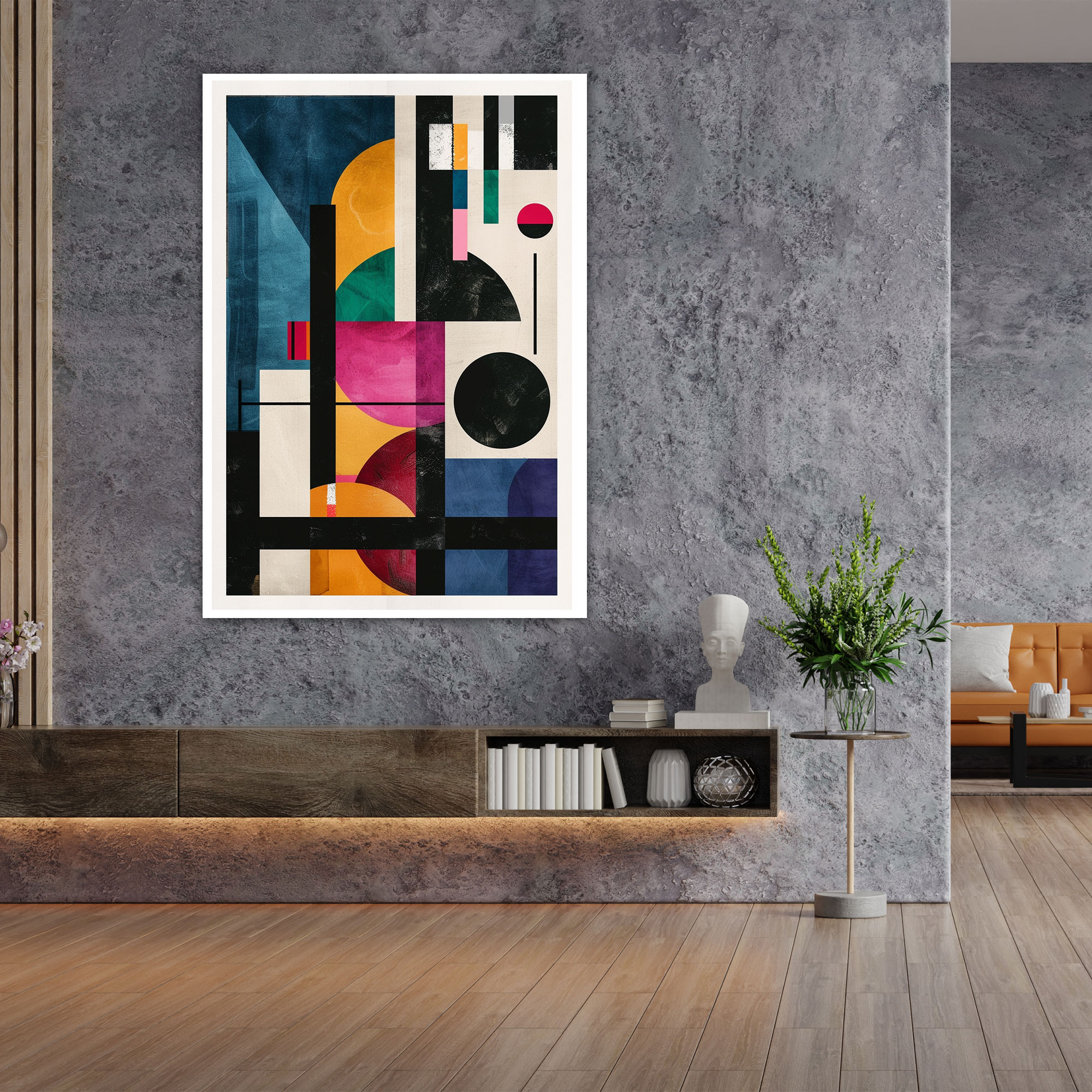 Suprematism Geometric Shapes Canvas Print - Suprematism, Suprematism, Home Decoration, Canvas Print