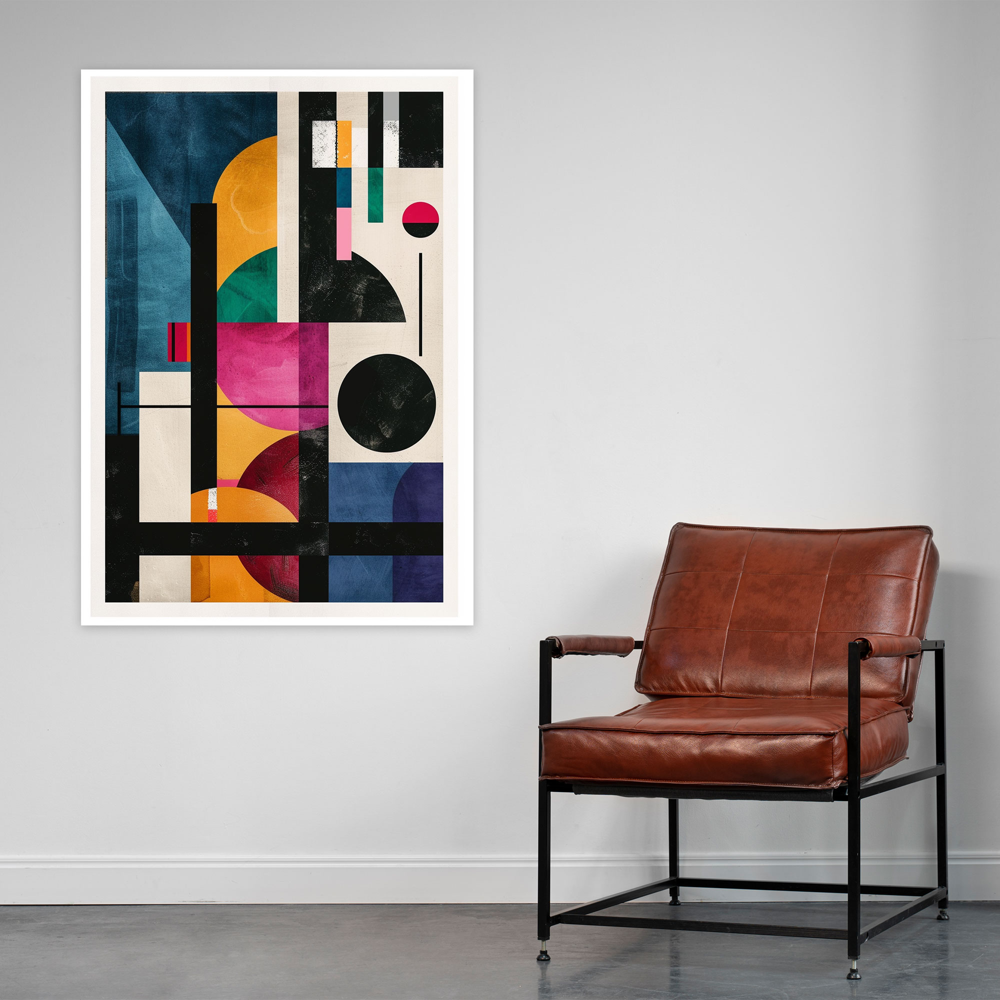 Suprematism Geometric Shapes Canvas Print - Suprematism, Suprematism, Home Decoration, Canvas Print
