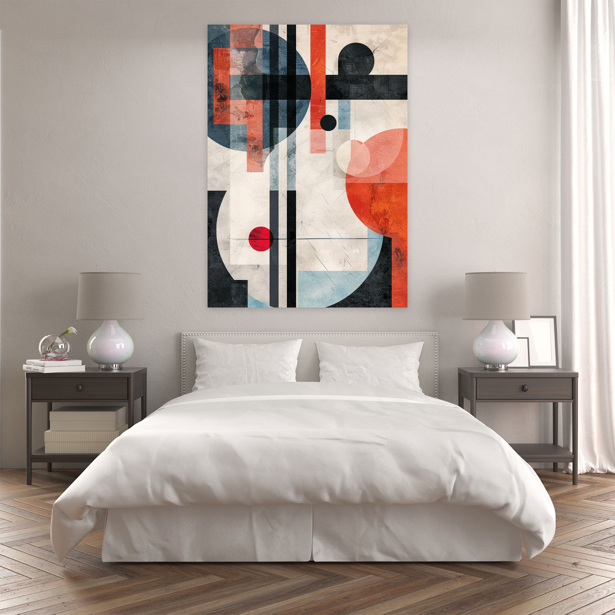 Suprematism Dynamic Geometric Composition Wall Decoration - Suprematism, Suprematism, Wall Decoration, Home Decoration
