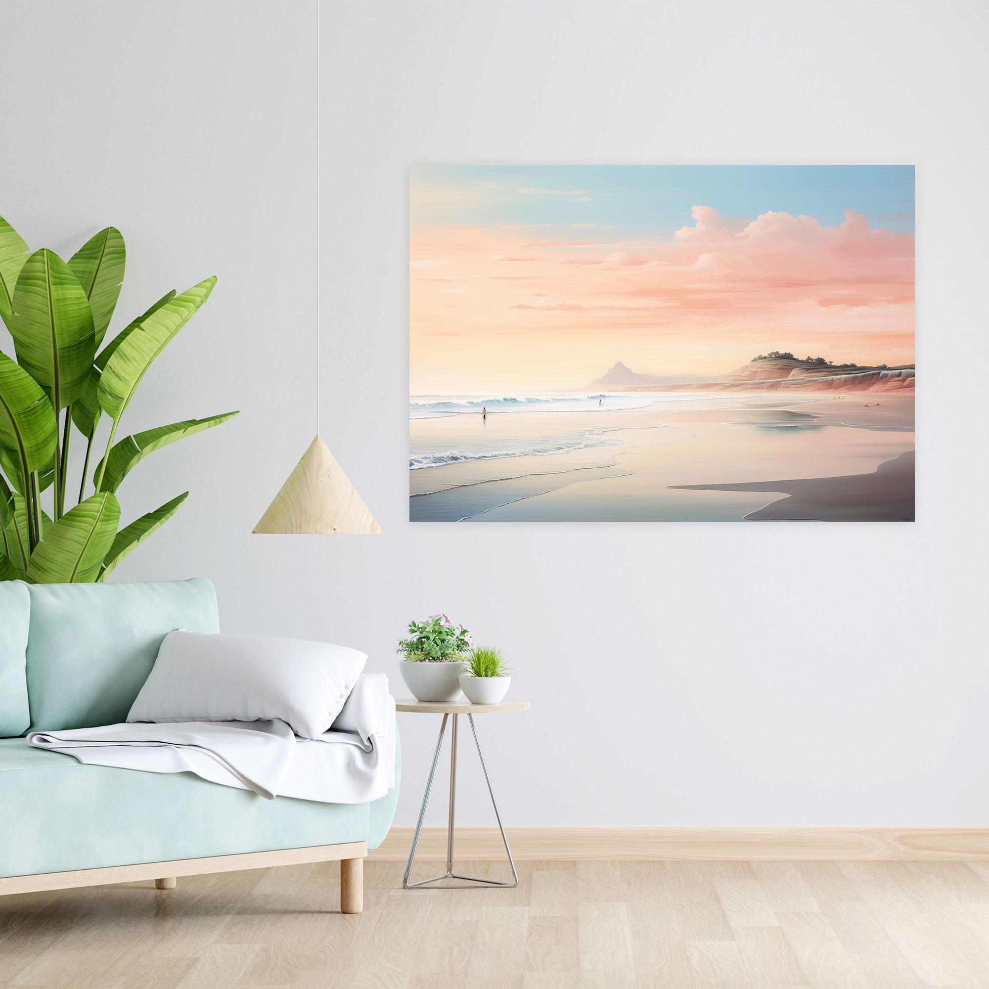 Coastal Serenity Canvas Print - Surf, Wall Decoration, Canvas, Canvas Wall Art