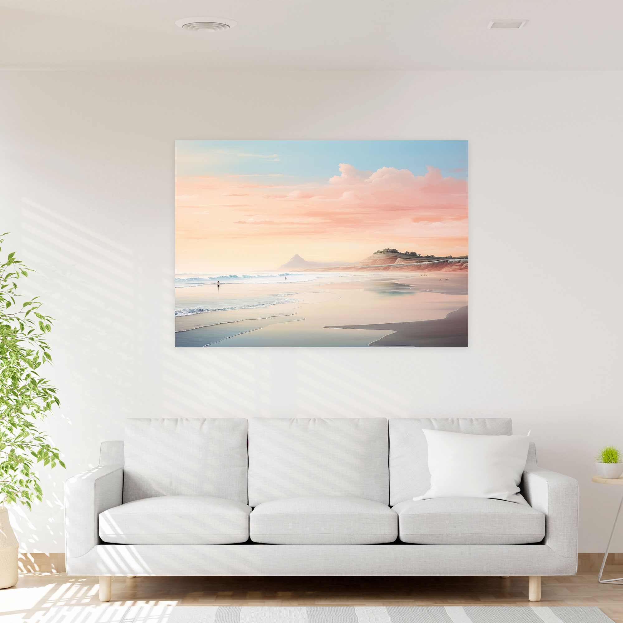 Coastal Serenity Canvas Print - Surf, Wall Decoration, Canvas, Canvas Wall Art