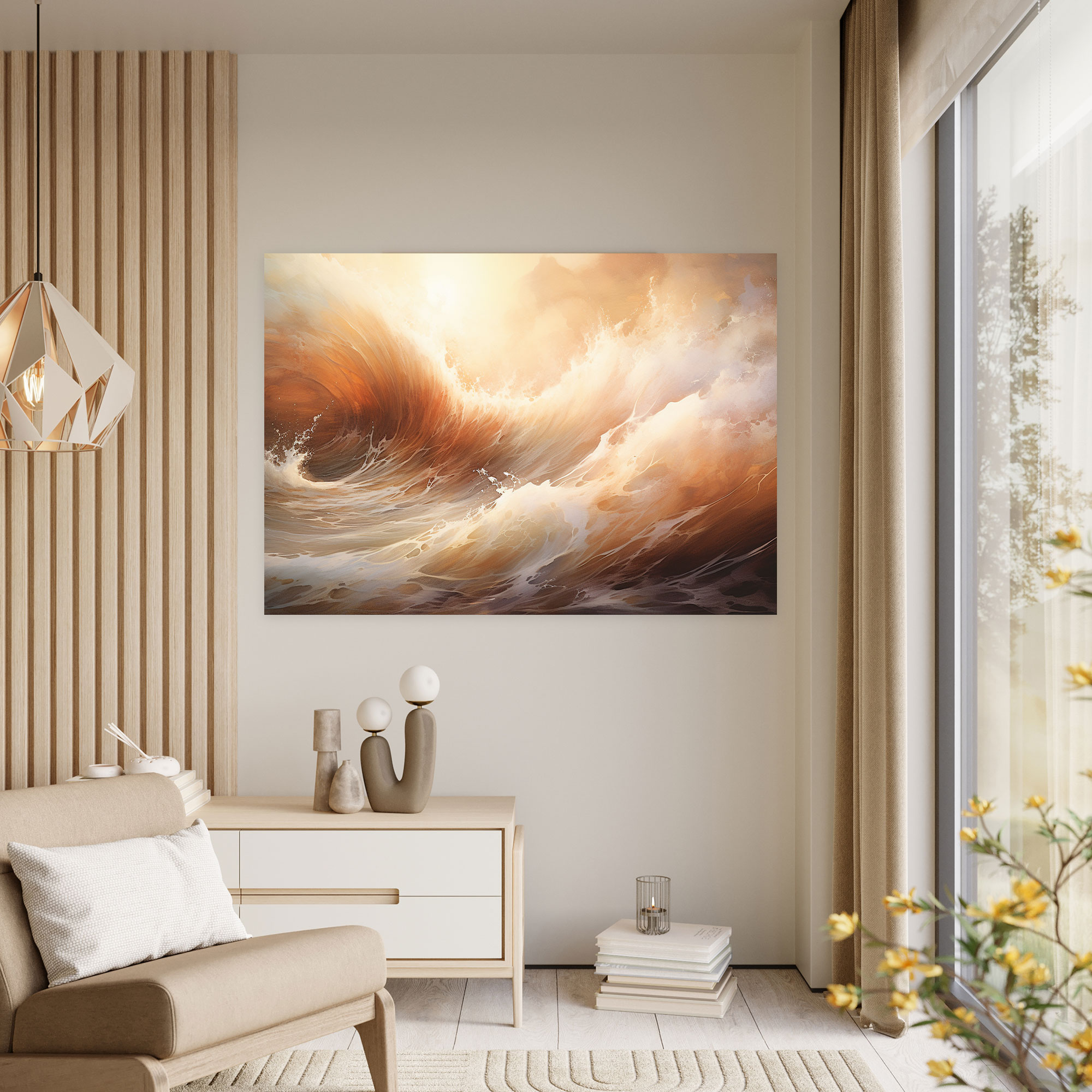 Abstract Surf Wall Art - Surf, Surf, Surfing, Canvas