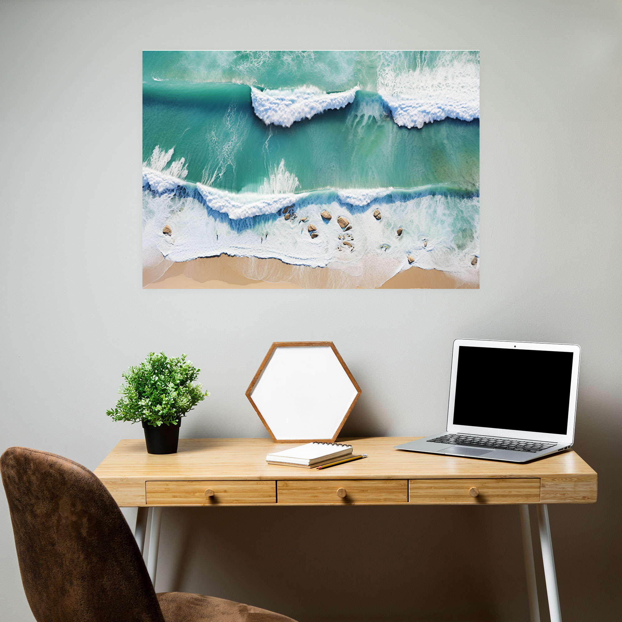 Breathtaking Surf Canvas Print - Surf, Surf, Wall Decoration, Wall Art