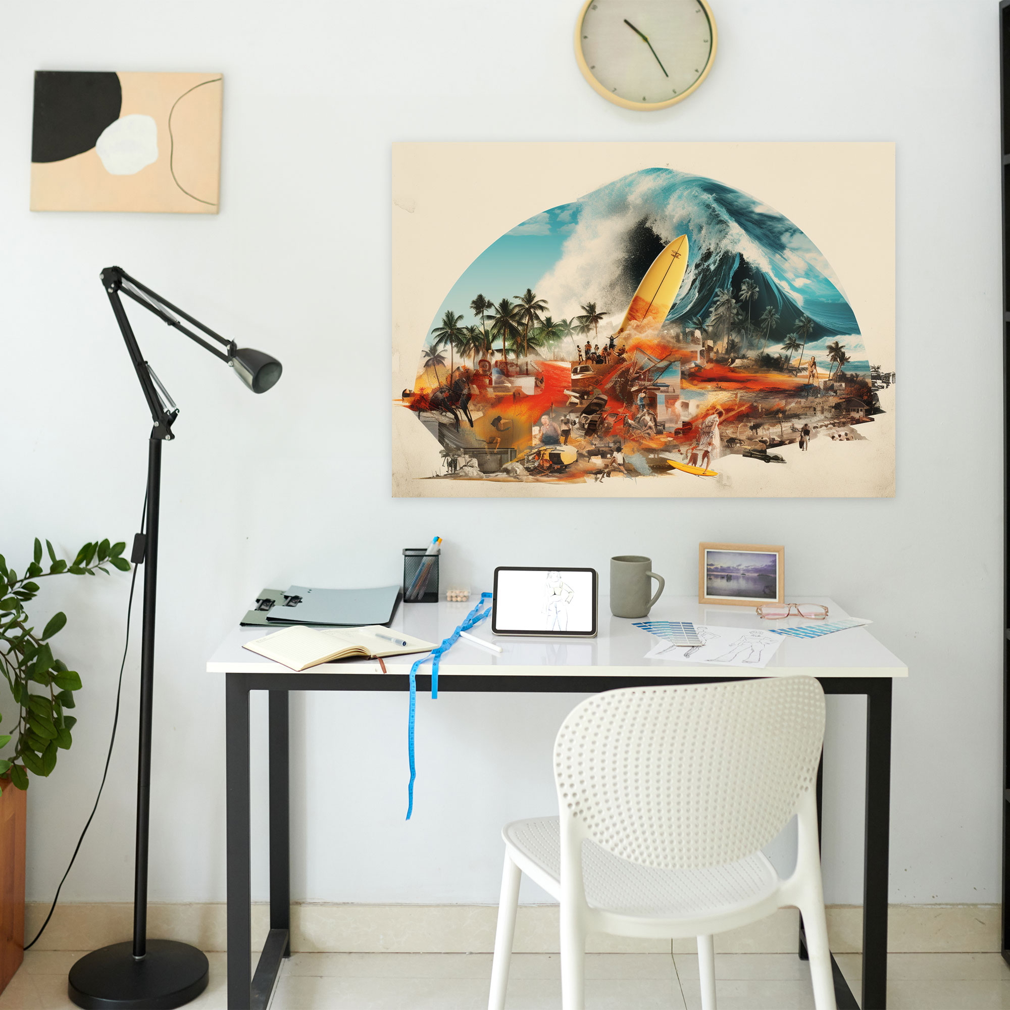Dynamic Surf Collage Canvas Print - Surf, Canvas, Canvas Wall Art, Canvas Print