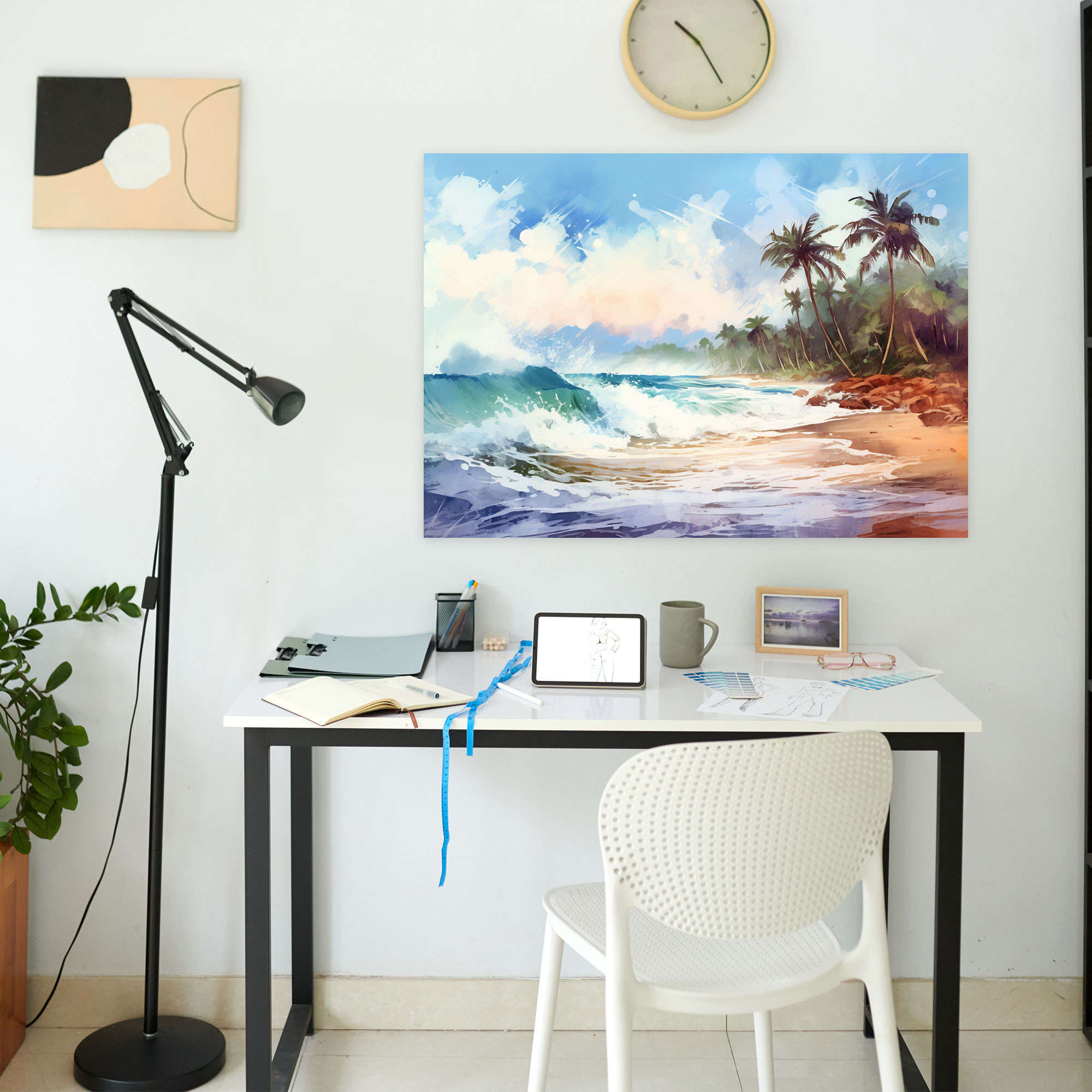 Surf Wall Art - Tropical Beach - Surf, Home Decoration, Surf, Canvas Wall Art