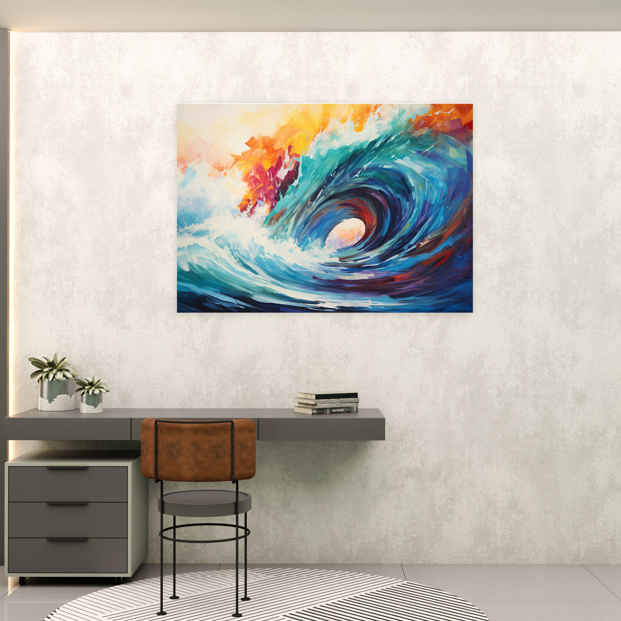 Surf Abstract Canvas Print - Surf, Canvas Wall Art, Wall Art, Canvas Print