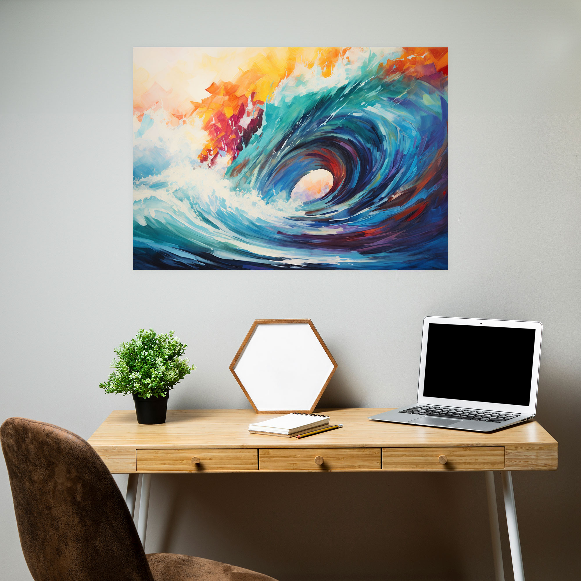 Surf Abstract Canvas Print - Surf, Canvas Wall Art, Wall Art, Canvas Print
