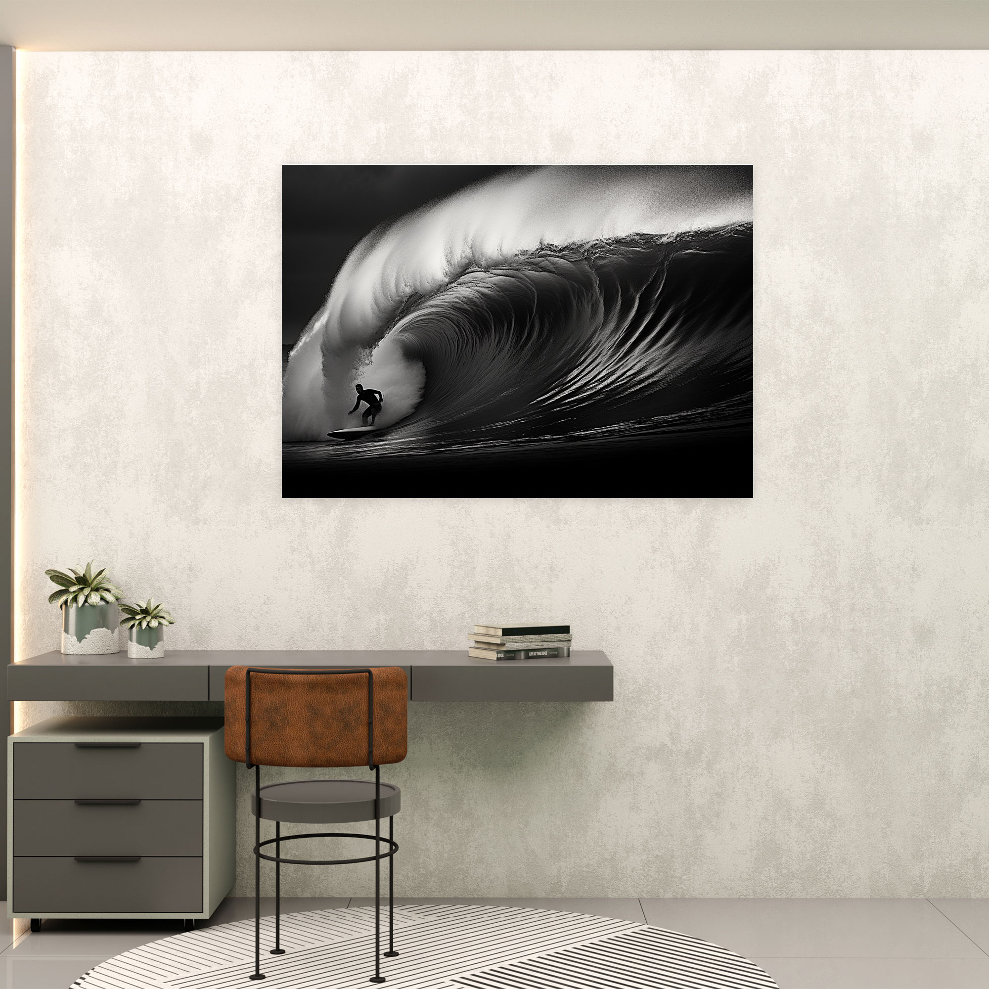 Epic Wave Surfer Canvas Print - Surf, Canvas Wall Art, Canvas Print, Canvas