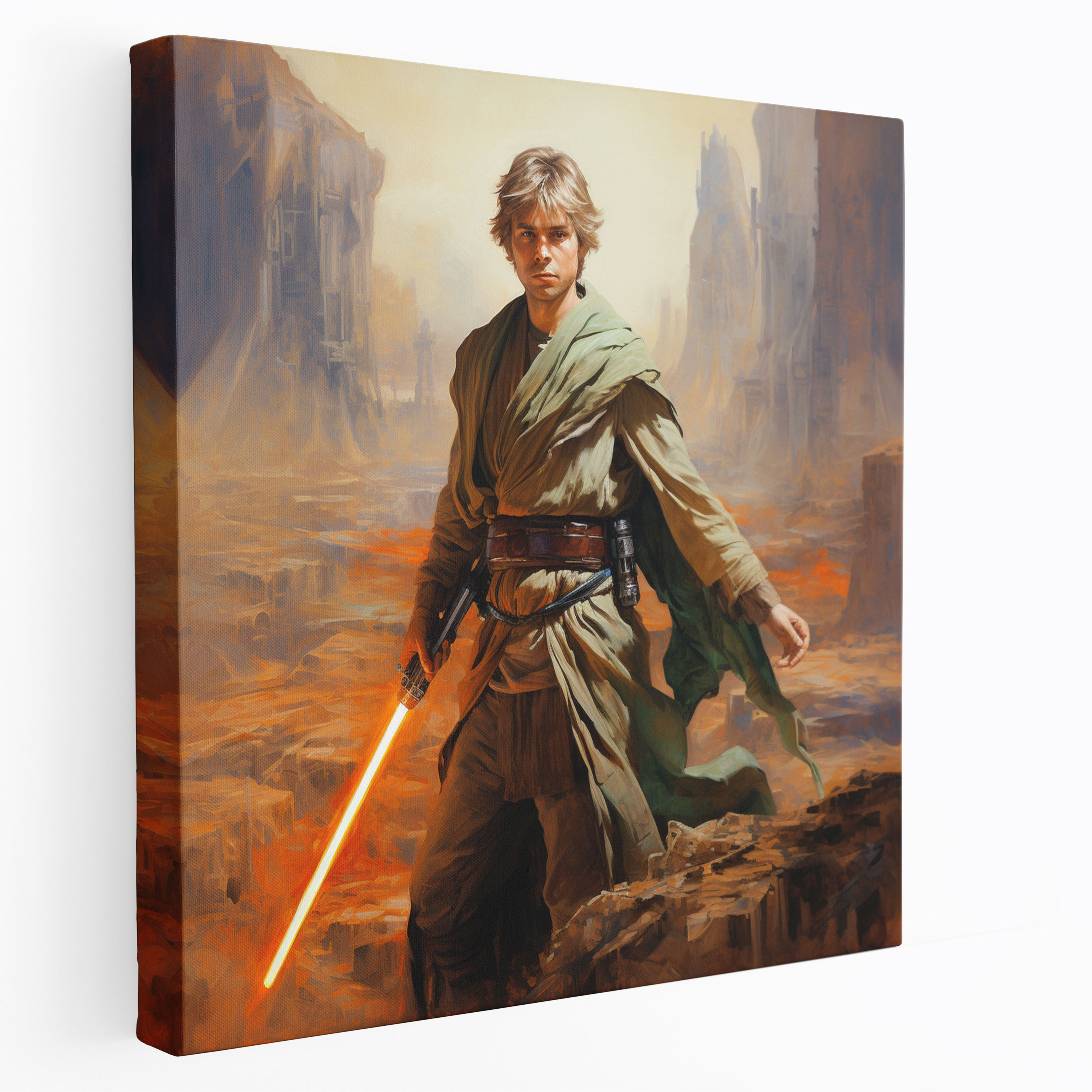 Star Wars Canvas Print - Luke Skywalker On Tatooine - Star Wars, Home Decoration, Star Wars, Luke Skywalker