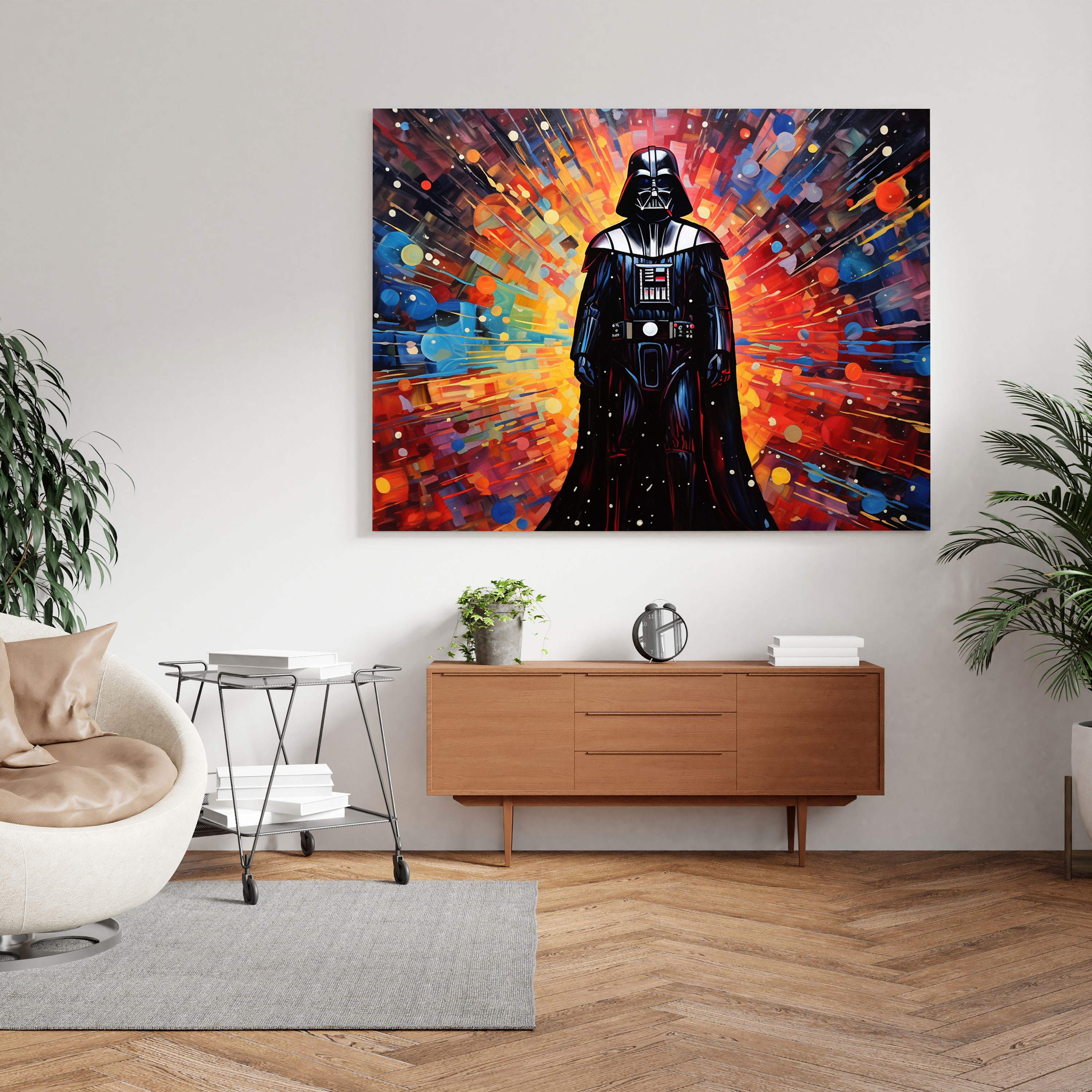 Star Wars Canvas Print - Abstract Darth Vader Galaxy - Star Wars, Wall Decoration, Wall Art, Canvas Print