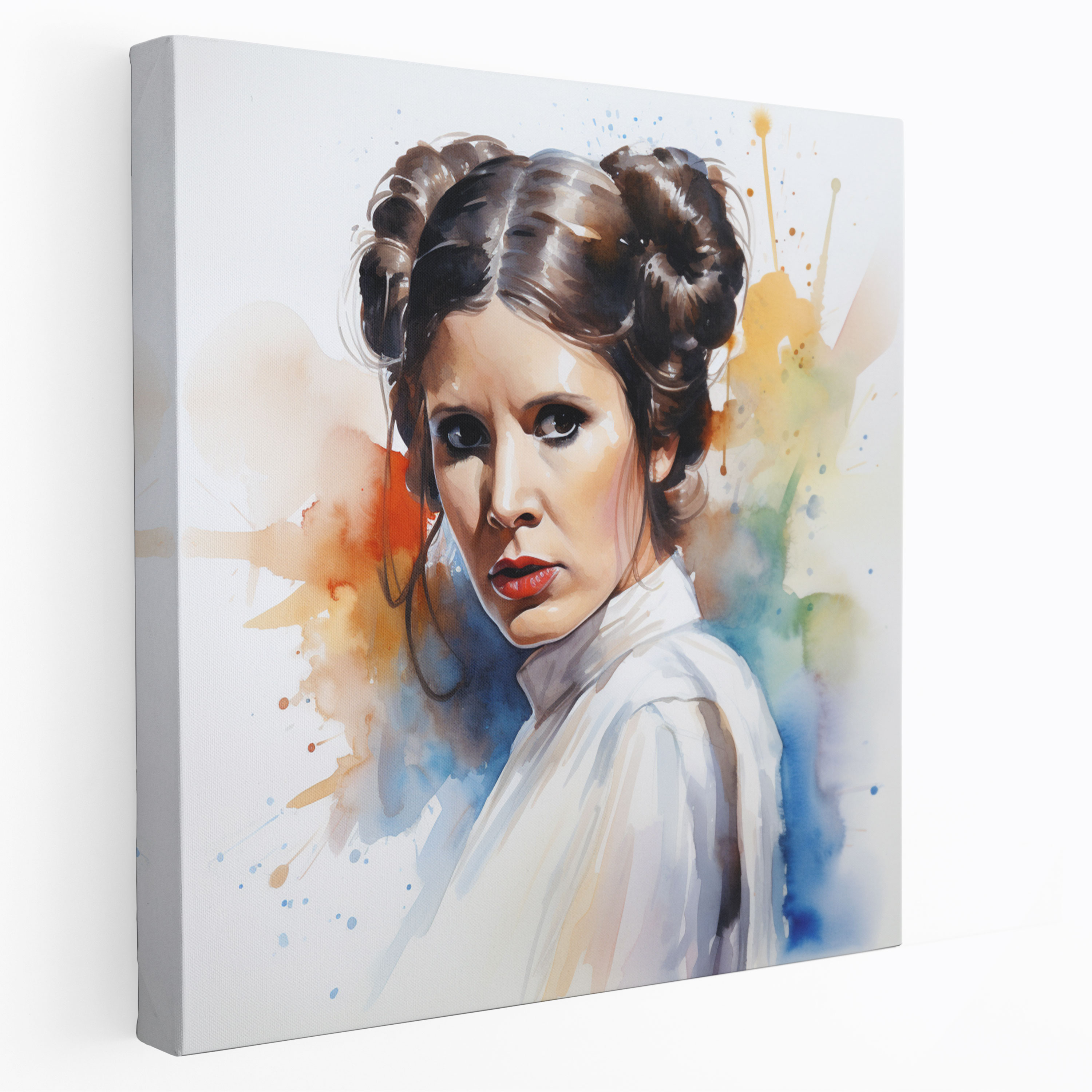 Star Wars Canvas Print - Watercolor Princess Leia - Star Wars, Home Decoration, Canvas, Princess Leia