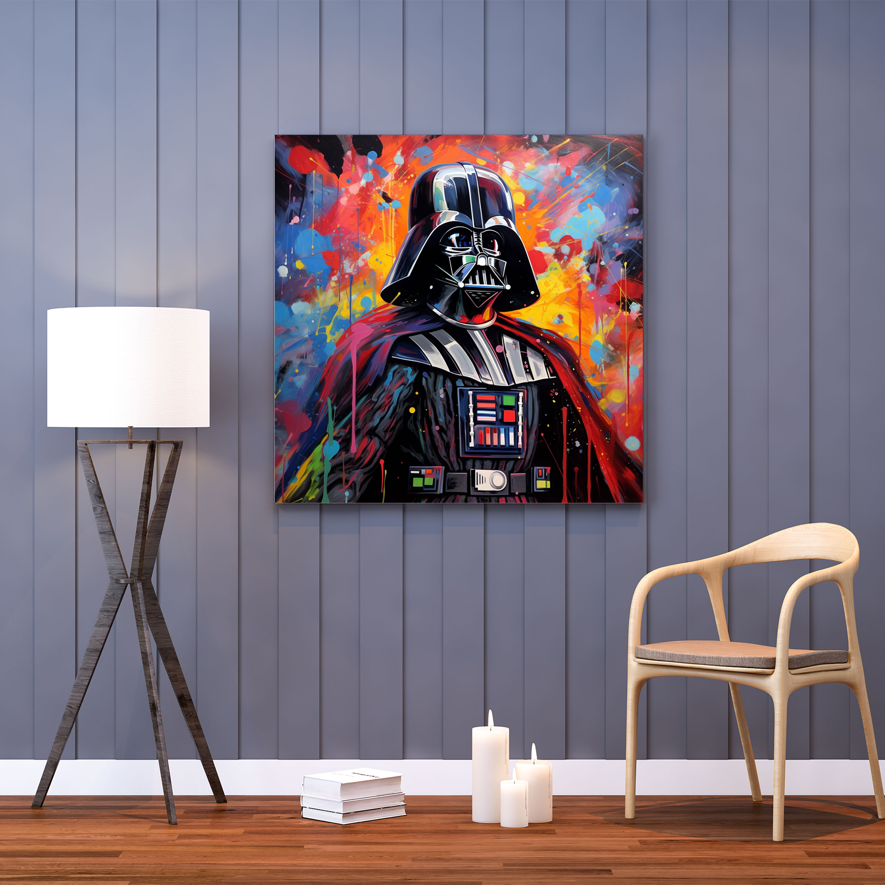 Star Wars Canvas Print - Abstract Darth Vader Wall Art - Star Wars, Canvas Wall Art, Wall Decoration, Canvas