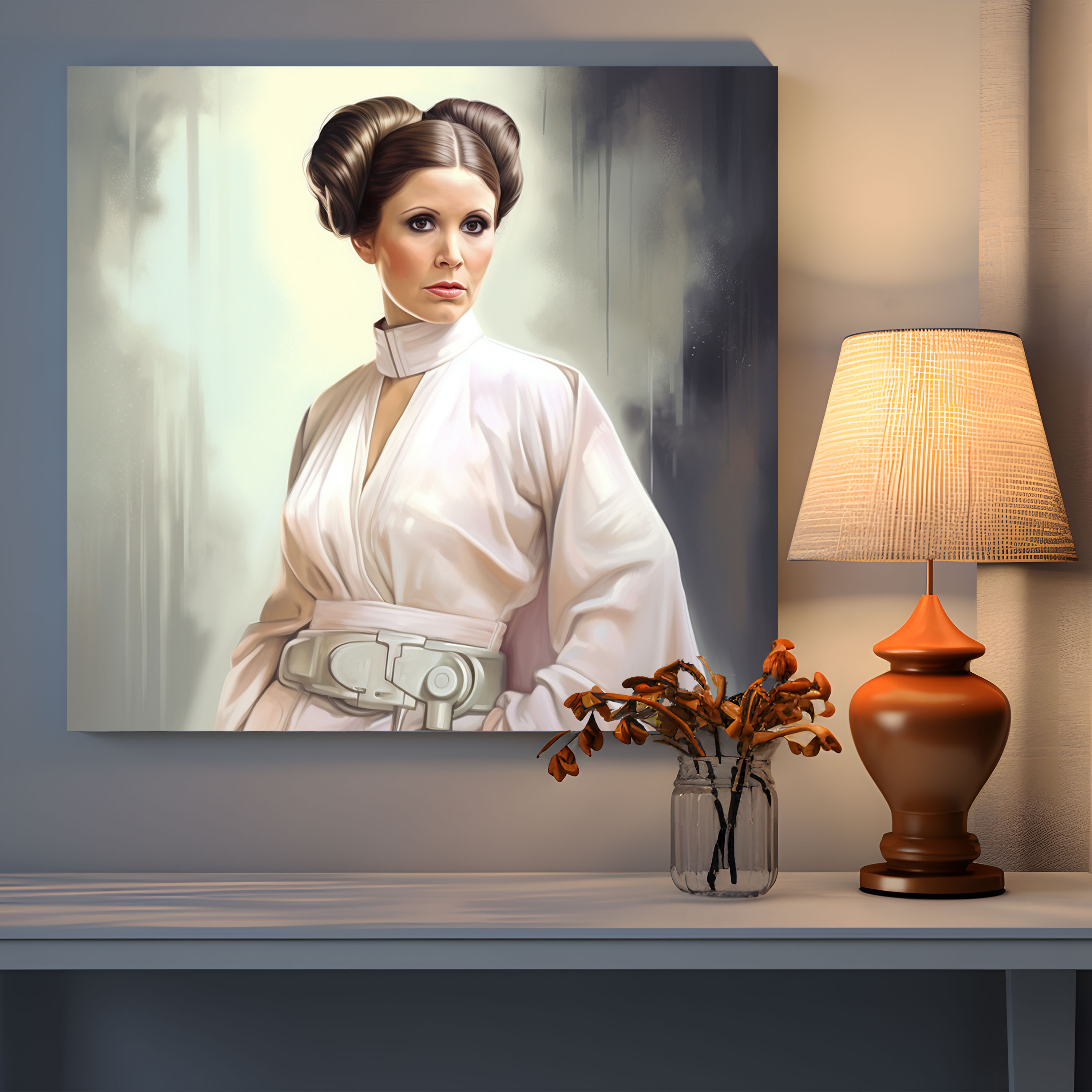 Star Wars Canvas Print - Regal Princess Leia Wall Art - Star Wars, Canvas, Wall Art, Star Wars