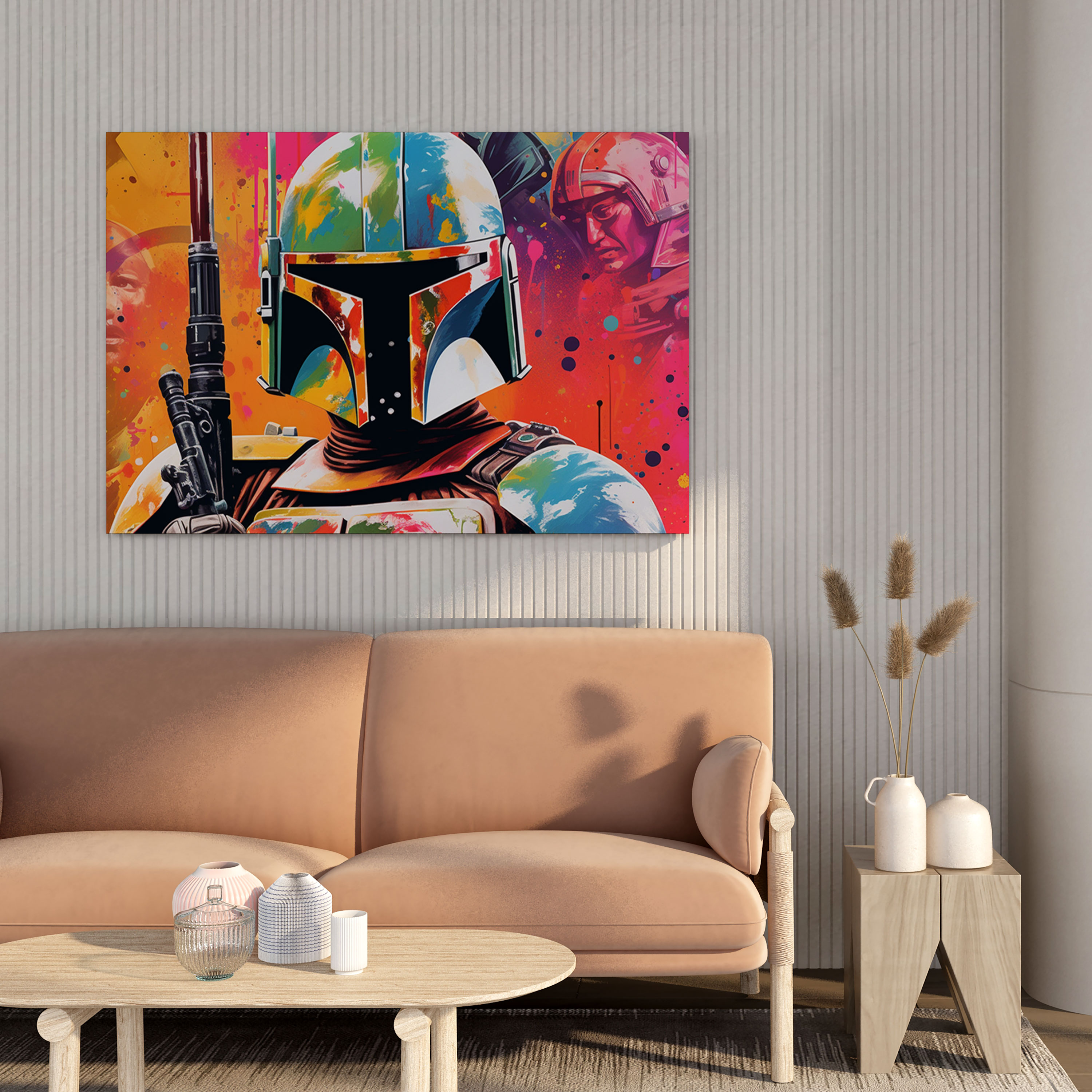 Star Wars Wall Art - Pop Art Collage Canvas Print - Star Wars, Canvas Wall Art, Canvas Print, Canvas