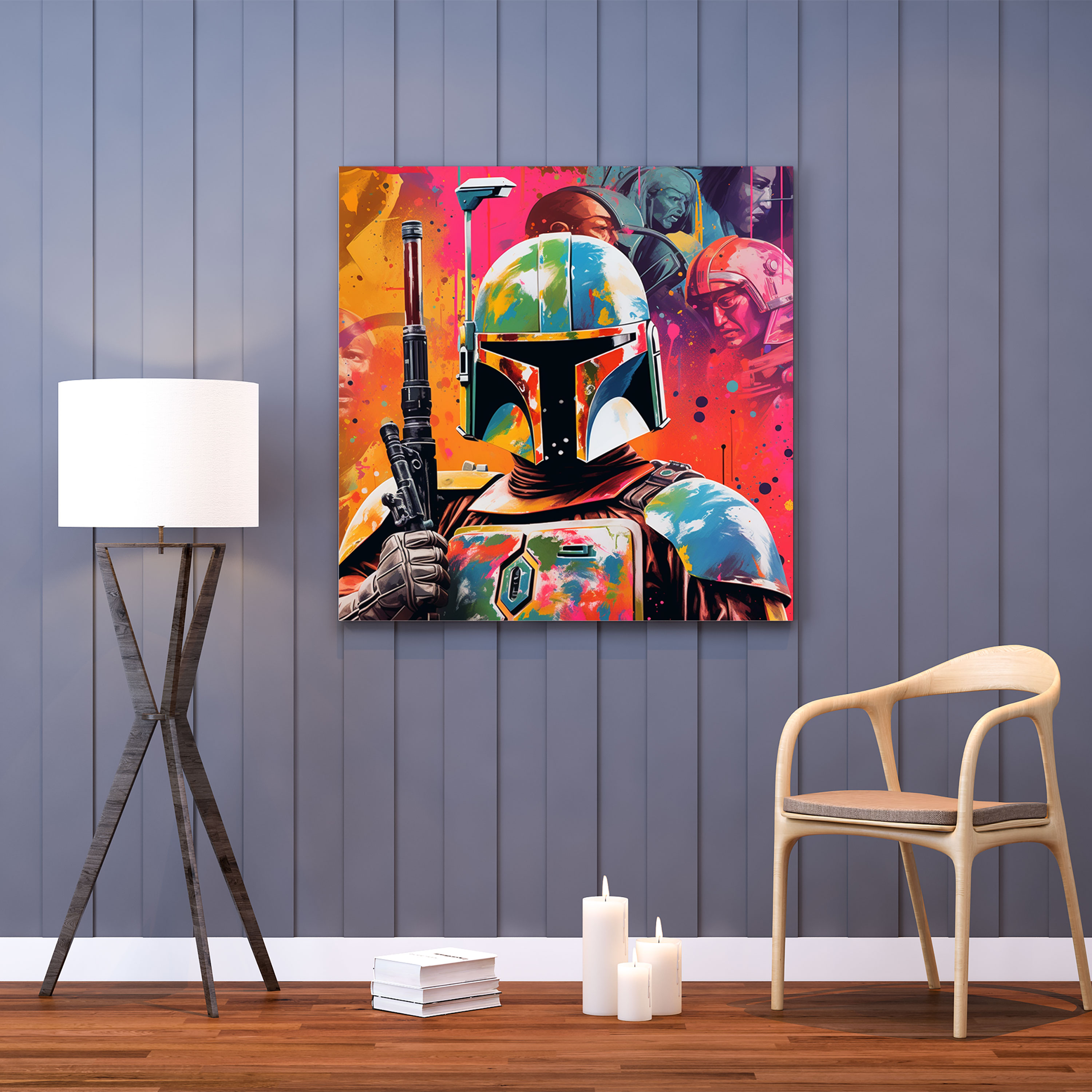 Star Wars Wall Art - Pop Art Collage Canvas Print - Star Wars, Canvas Wall Art, Canvas Print, Canvas
