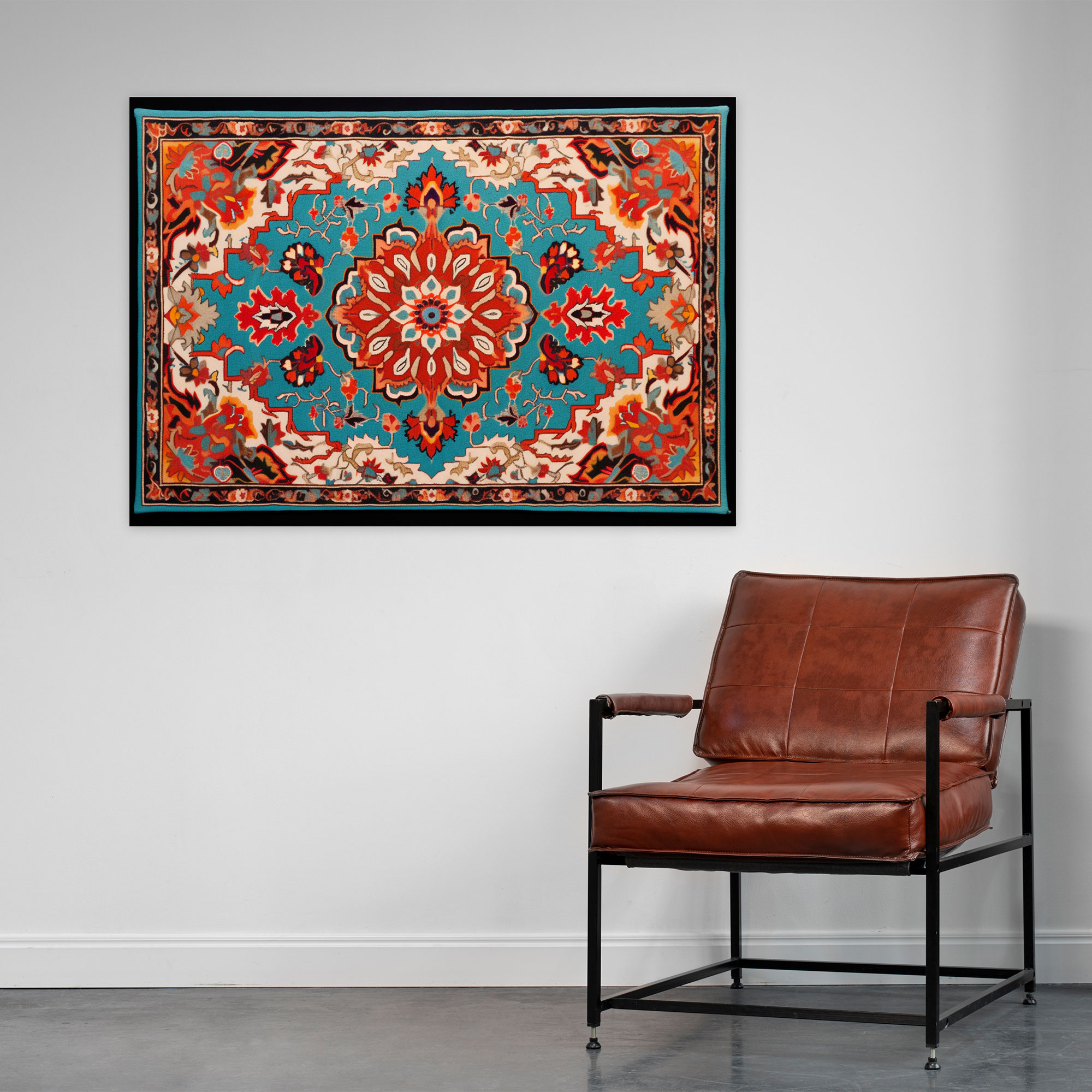 Turkish Carpet Pattern Wall Decoration - Turkish Carpet, Wall Art, Warmth, Home Decoration